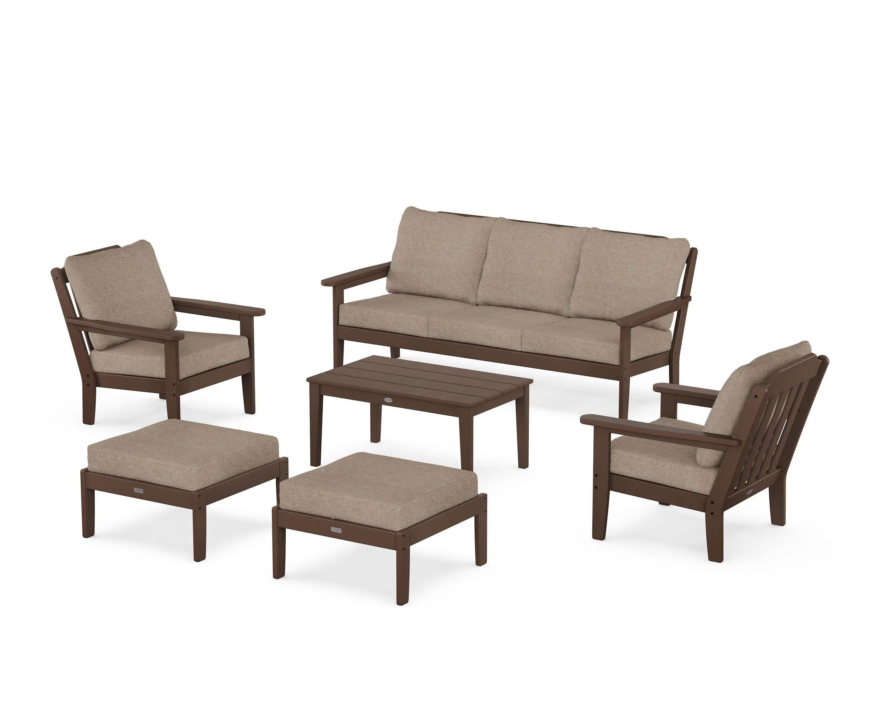Cottage 6-Piece Lounge Sofa Set