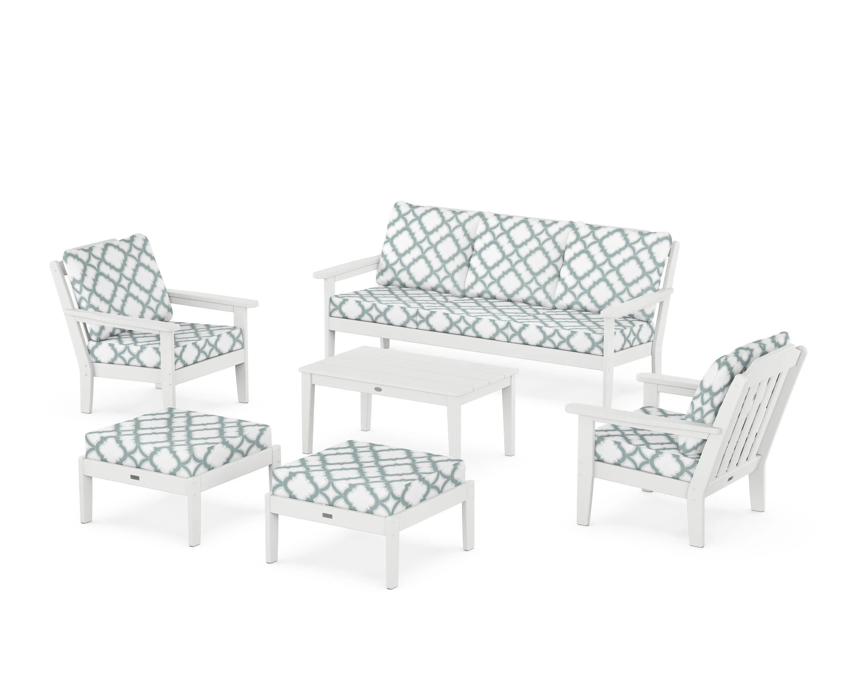 Cottage 6-Piece Lounge Sofa Set