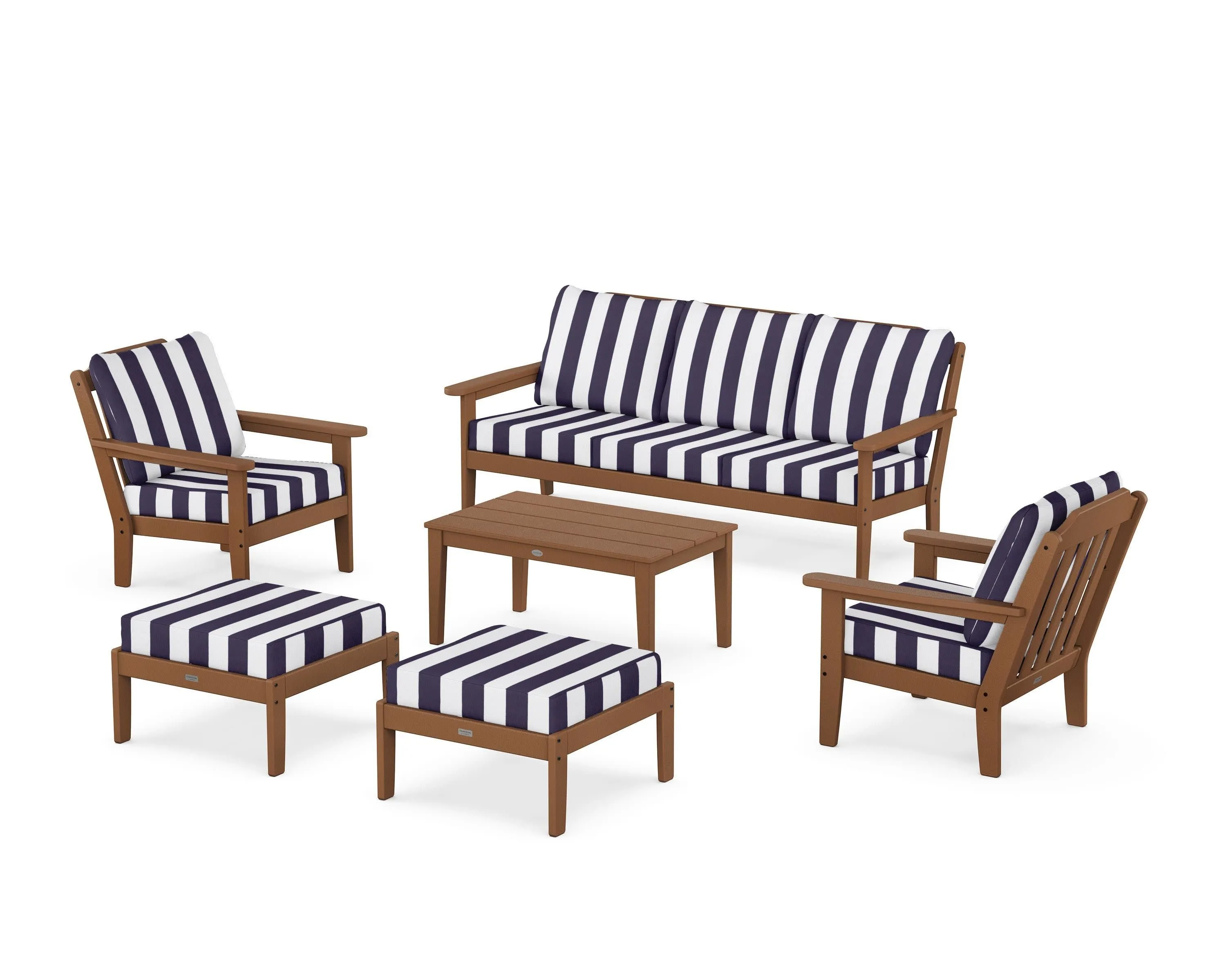 Cottage 6-Piece Lounge Sofa Set