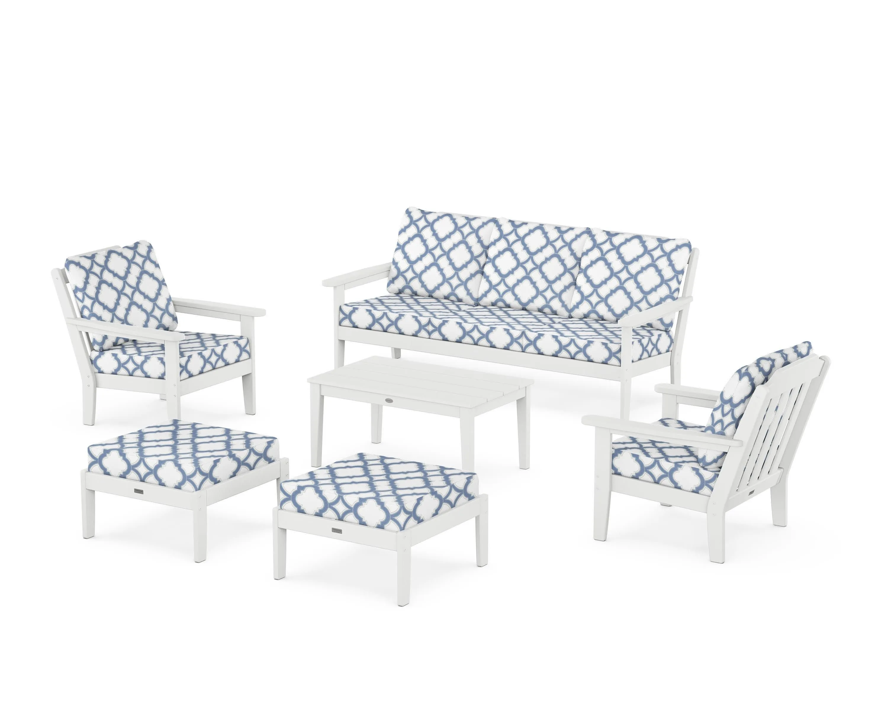 Cottage 6-Piece Lounge Sofa Set