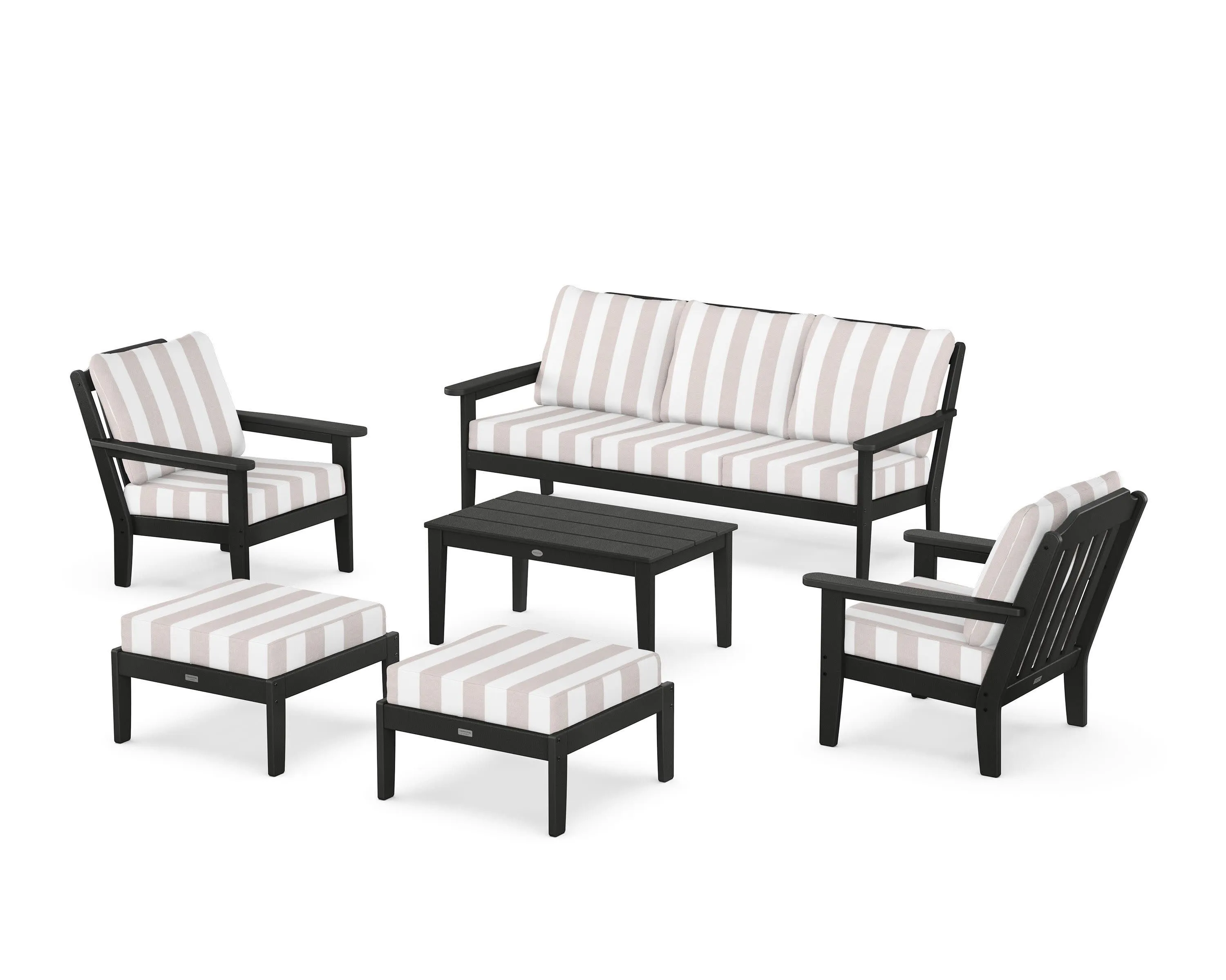 Cottage 6-Piece Lounge Sofa Set