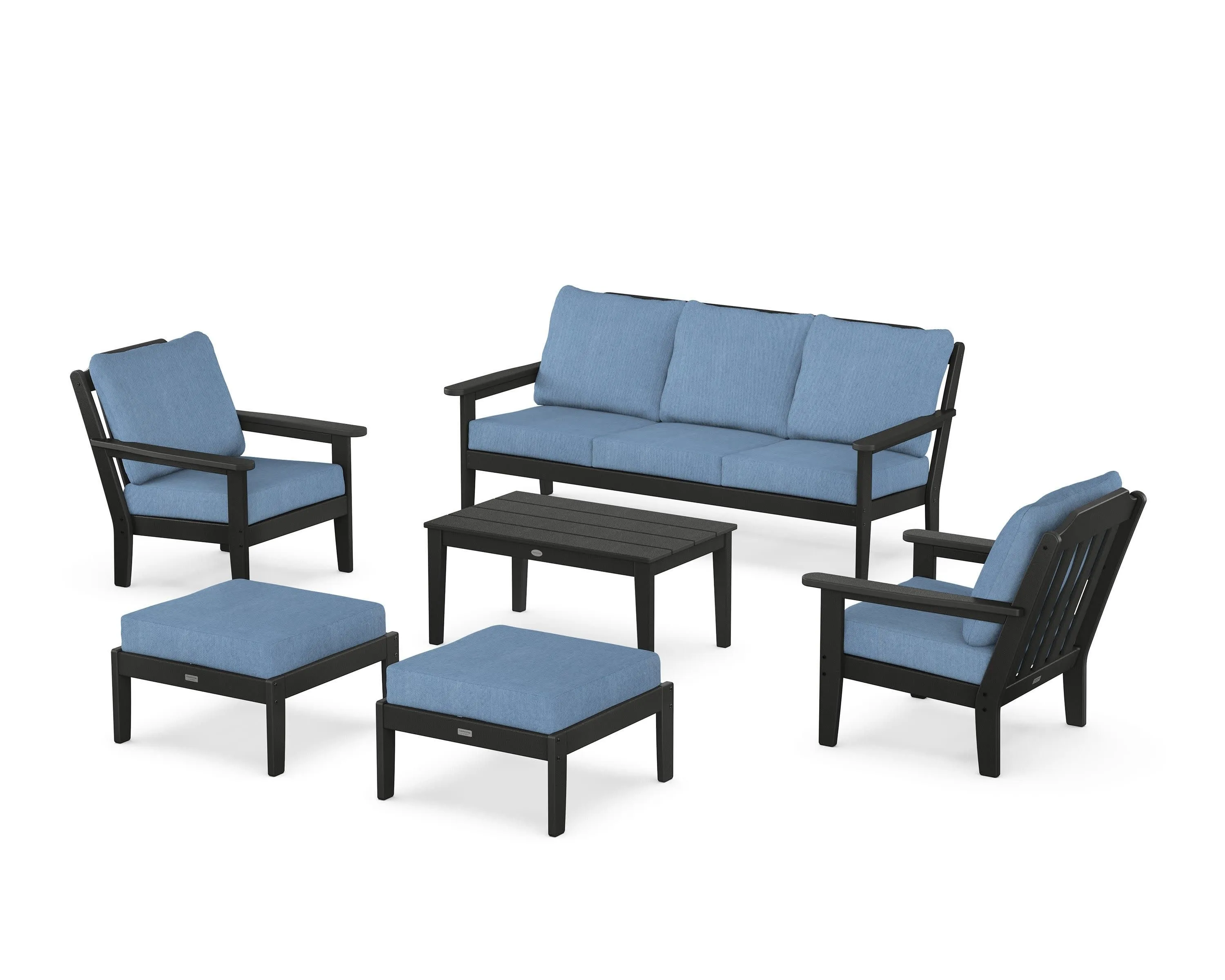 Cottage 6-Piece Lounge Sofa Set