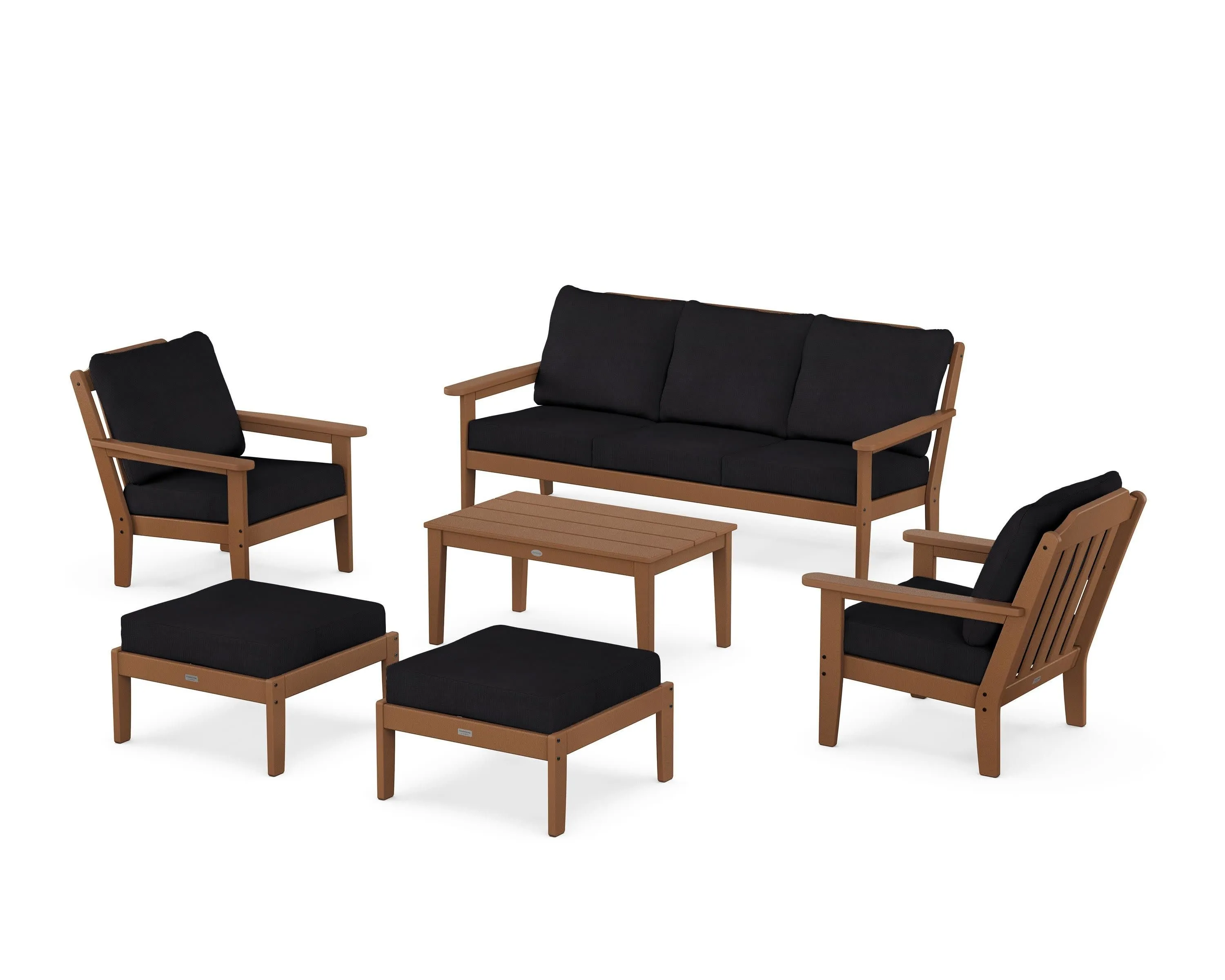 Cottage 6-Piece Lounge Sofa Set