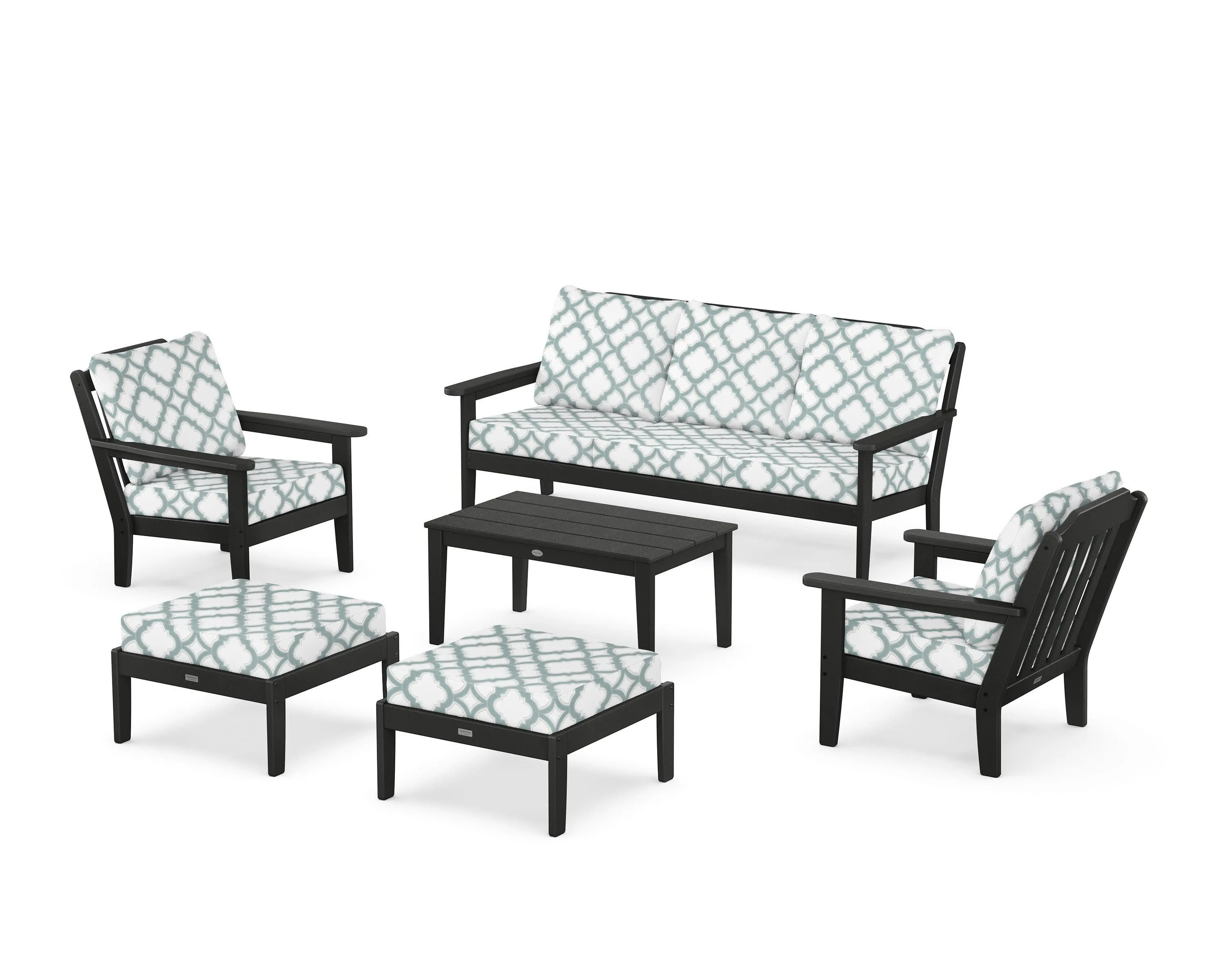 Cottage 6-Piece Lounge Sofa Set