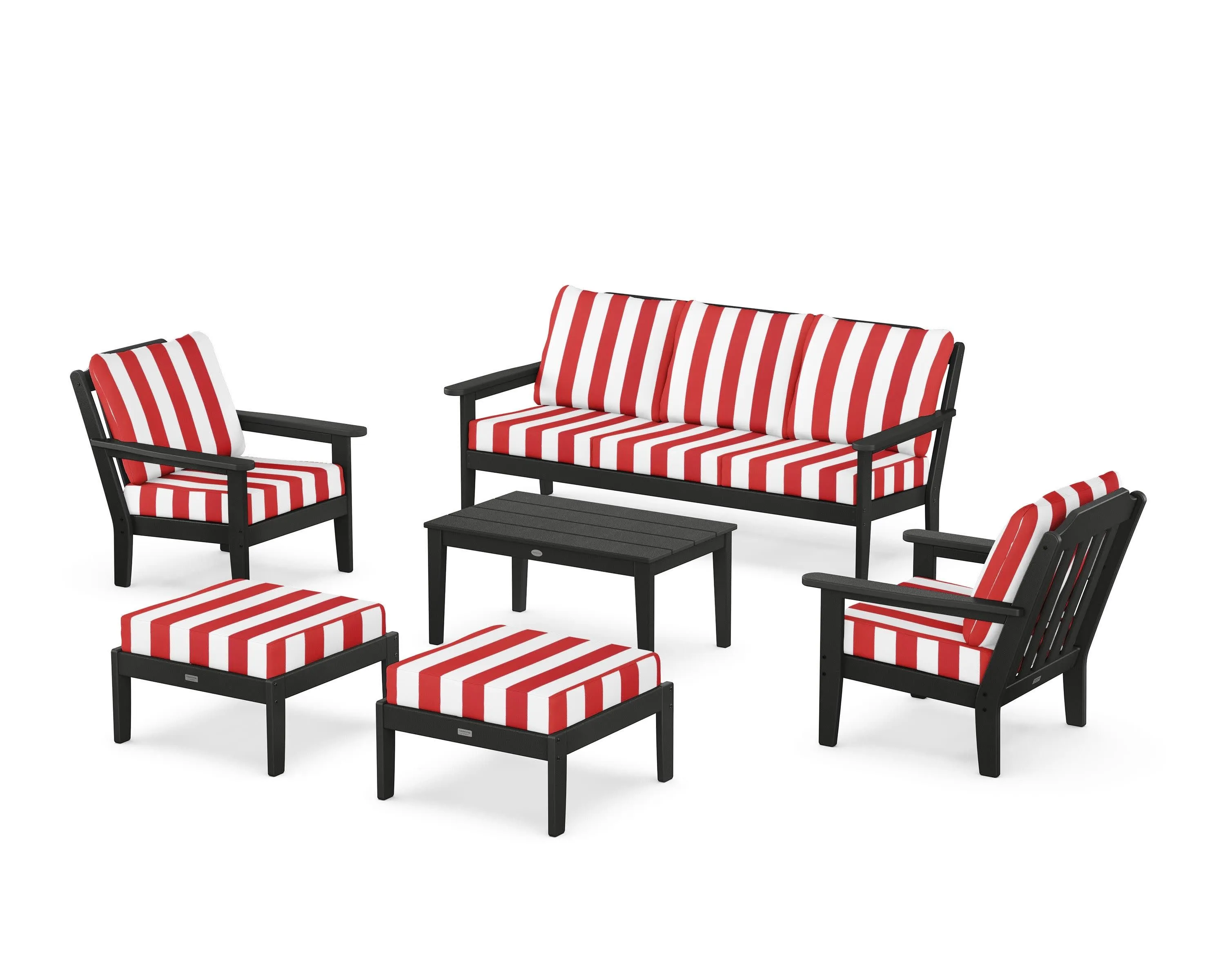 Cottage 6-Piece Lounge Sofa Set
