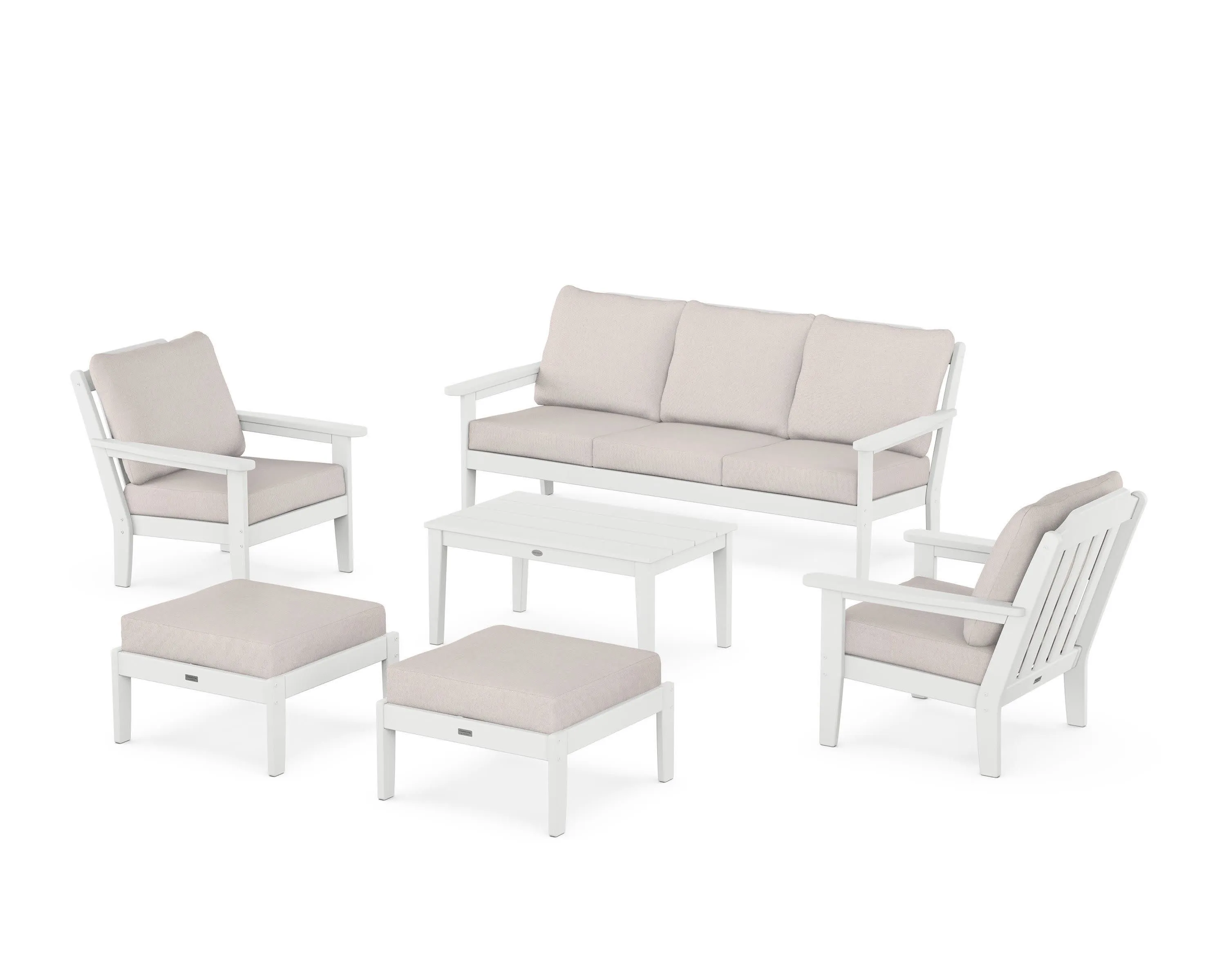 Cottage 6-Piece Lounge Sofa Set