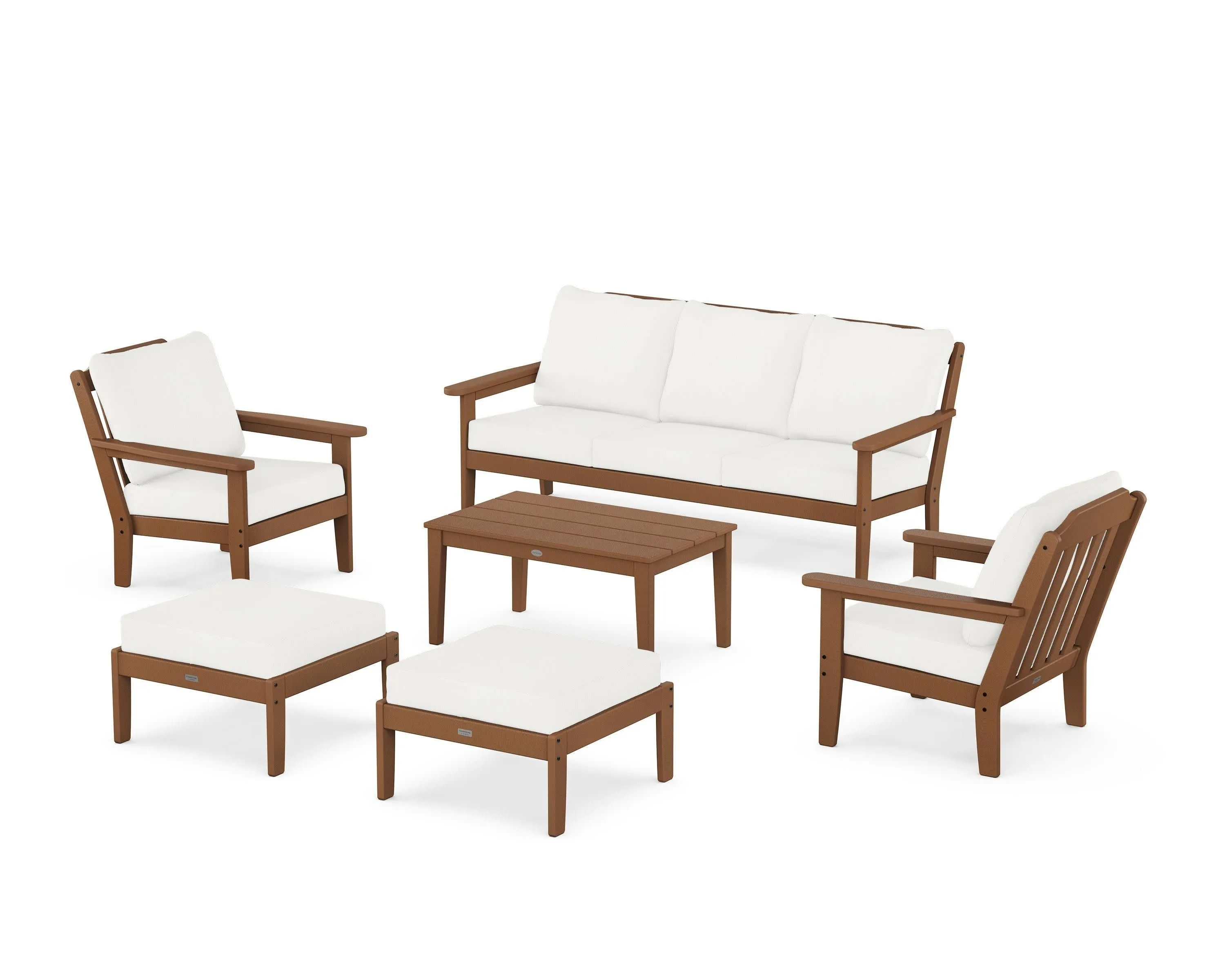 Cottage 6-Piece Lounge Sofa Set