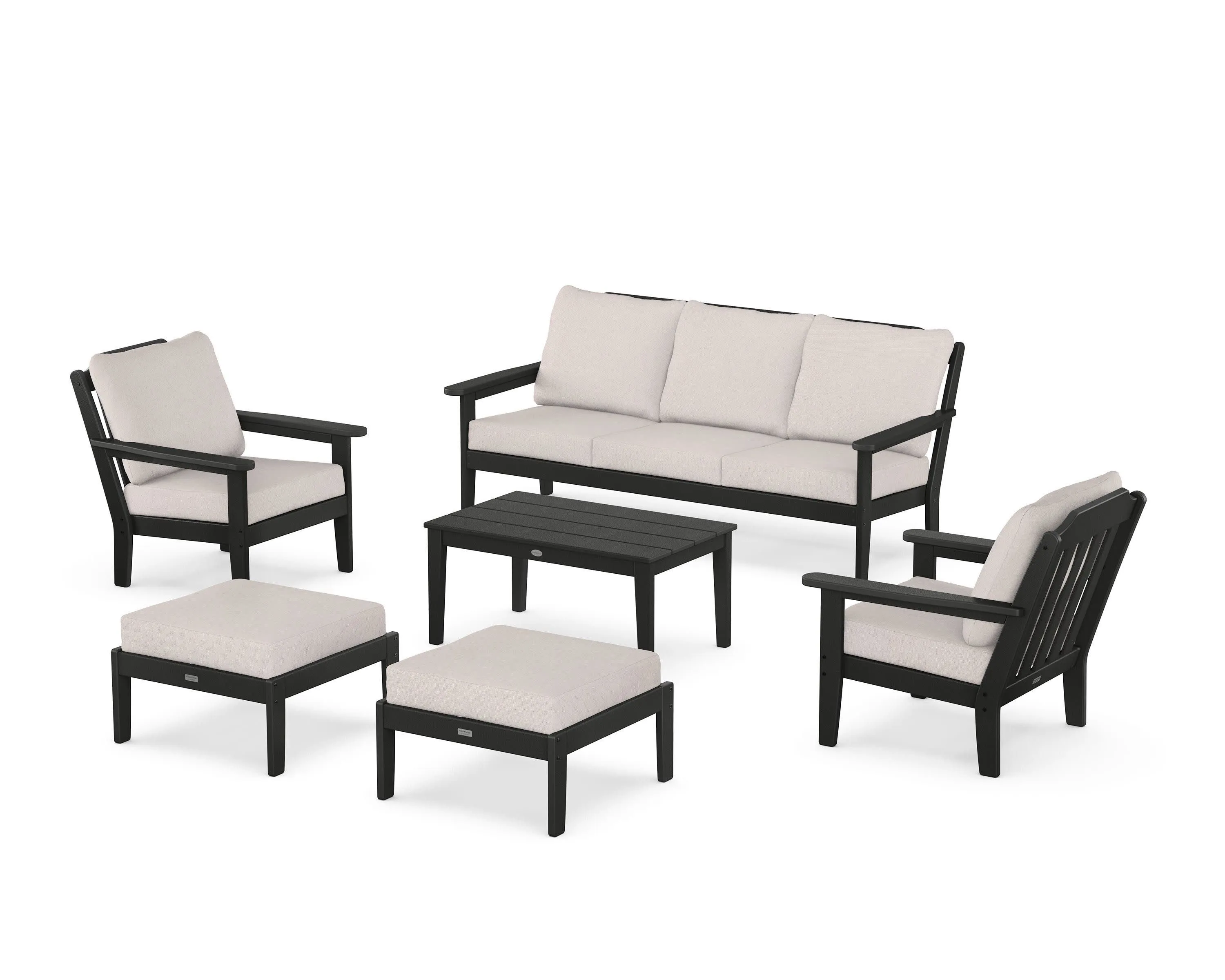 Cottage 6-Piece Lounge Sofa Set