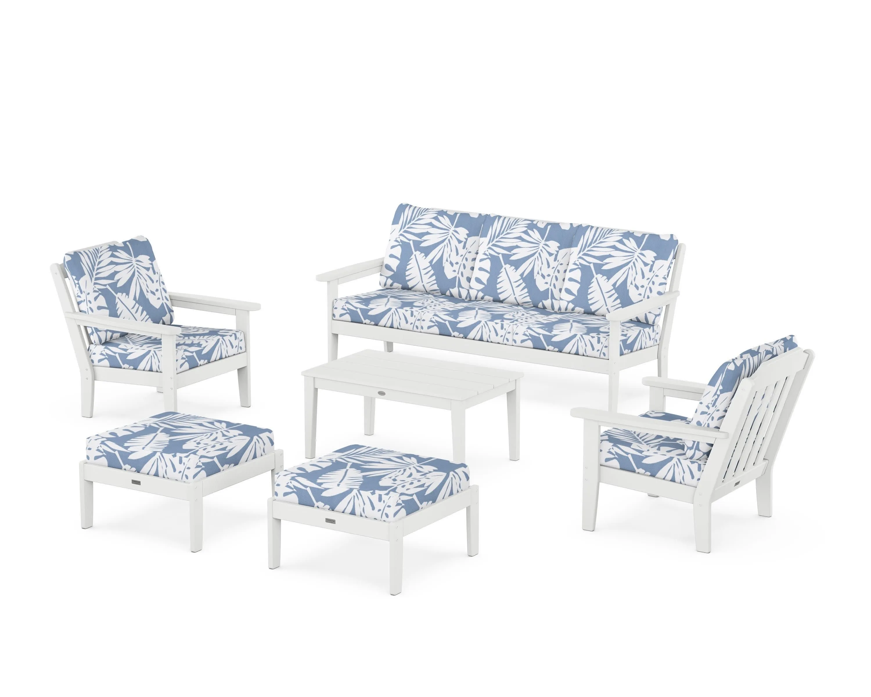 Cottage 6-Piece Lounge Sofa Set