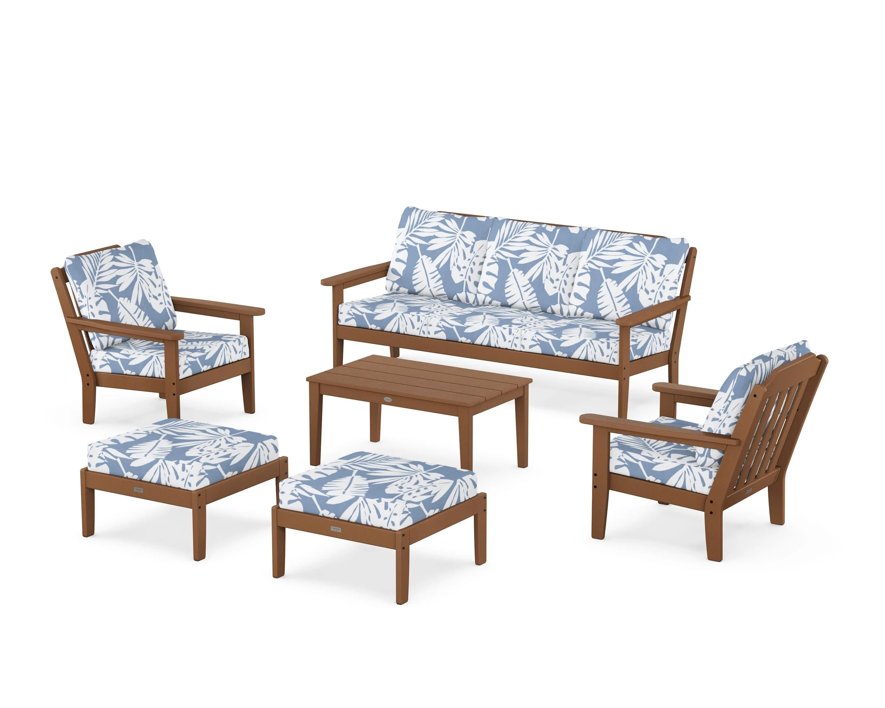 Cottage 6-Piece Lounge Sofa Set