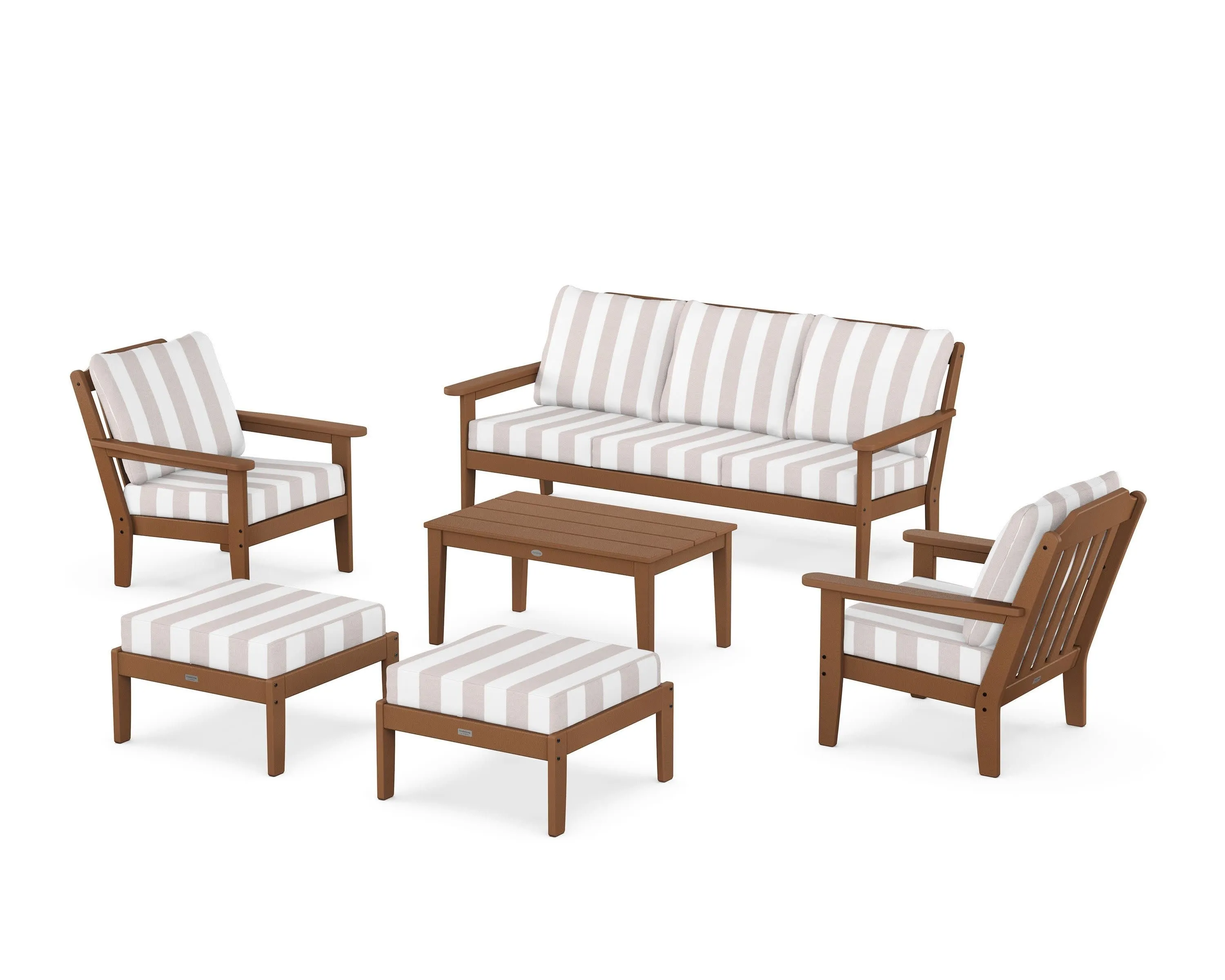 Cottage 6-Piece Lounge Sofa Set