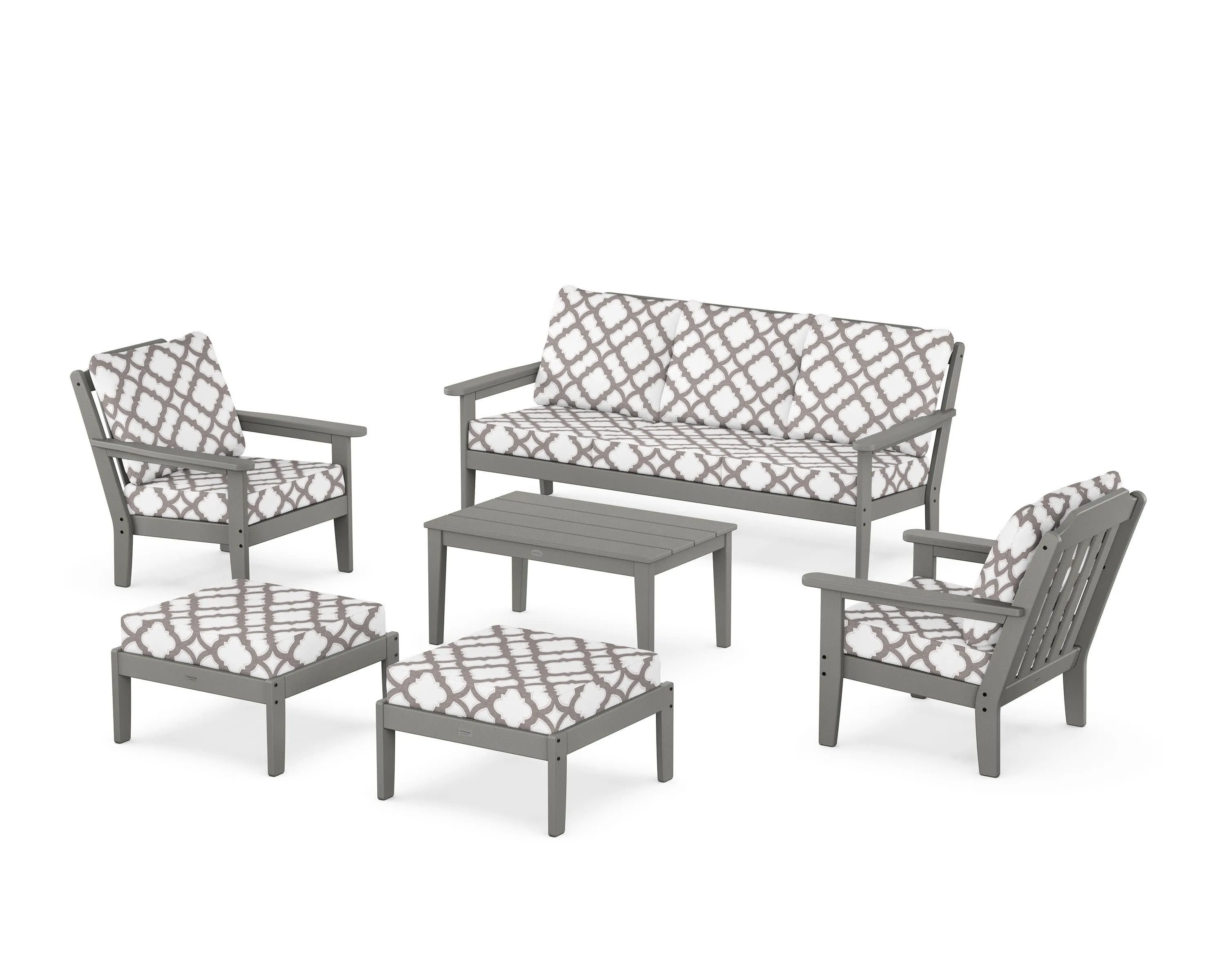 Cottage 6-Piece Lounge Sofa Set