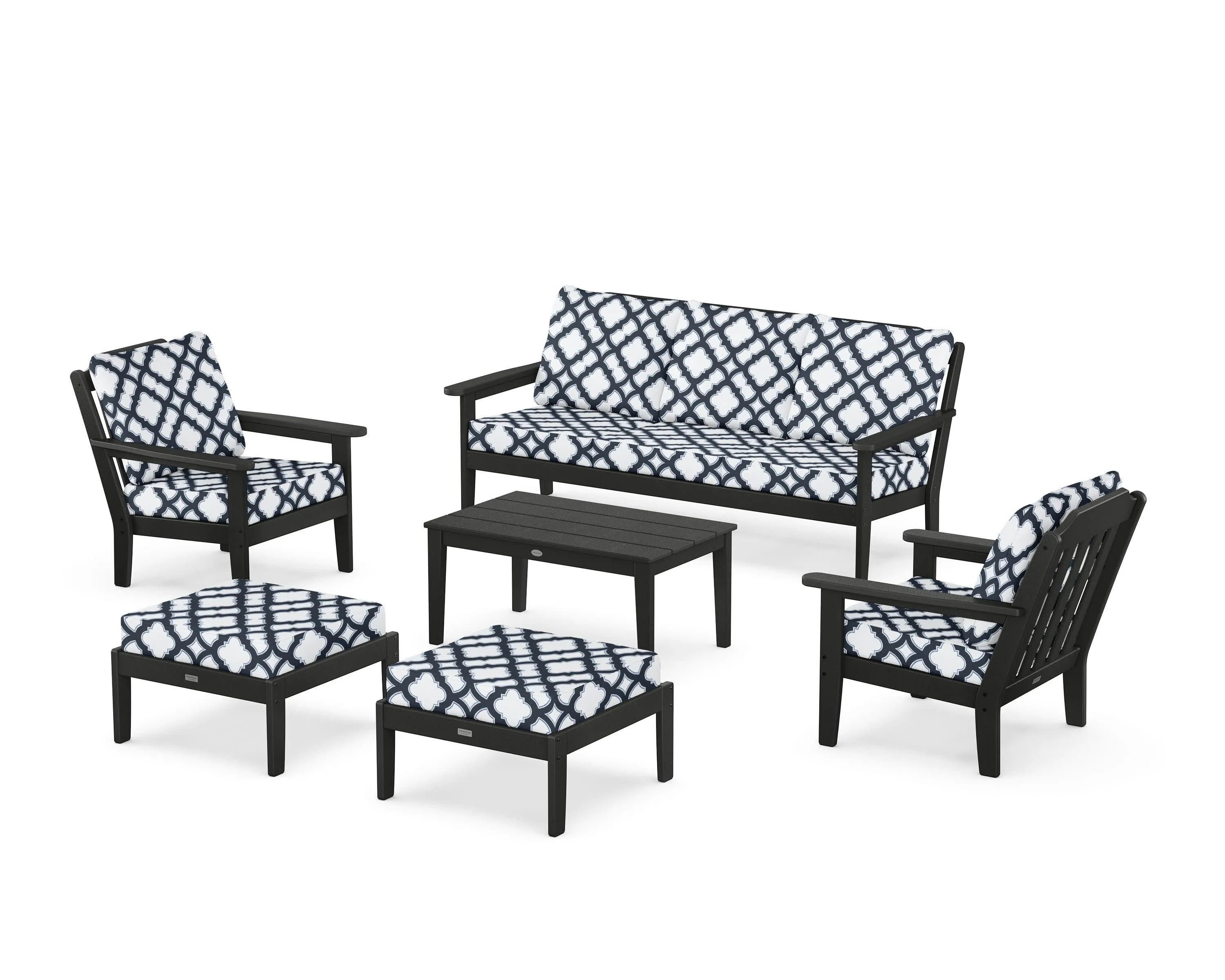 Cottage 6-Piece Lounge Sofa Set