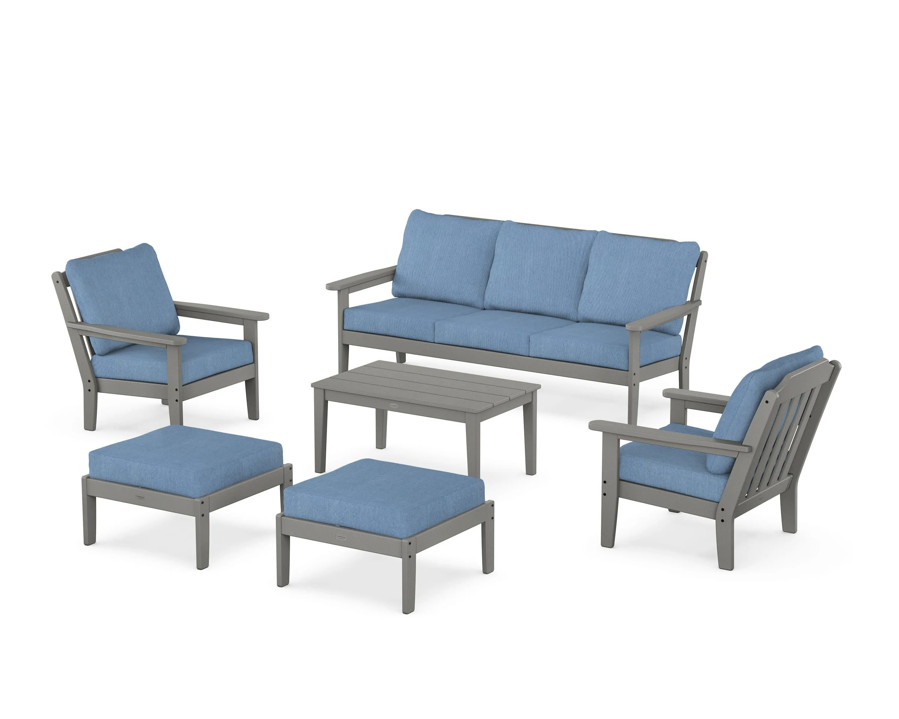 Cottage 6-Piece Lounge Sofa Set