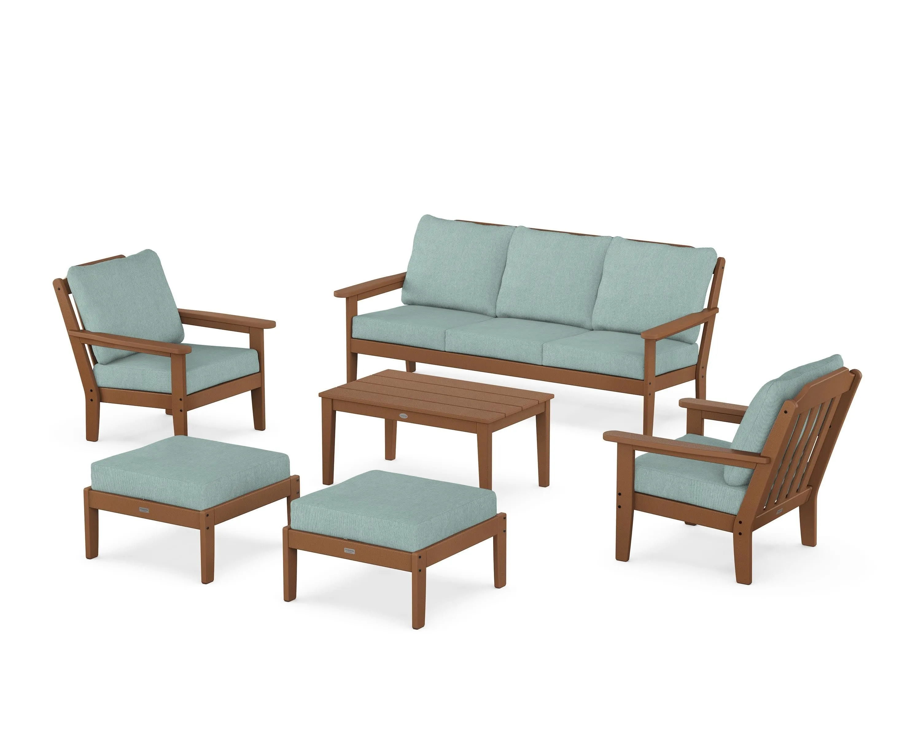 Cottage 6-Piece Lounge Sofa Set
