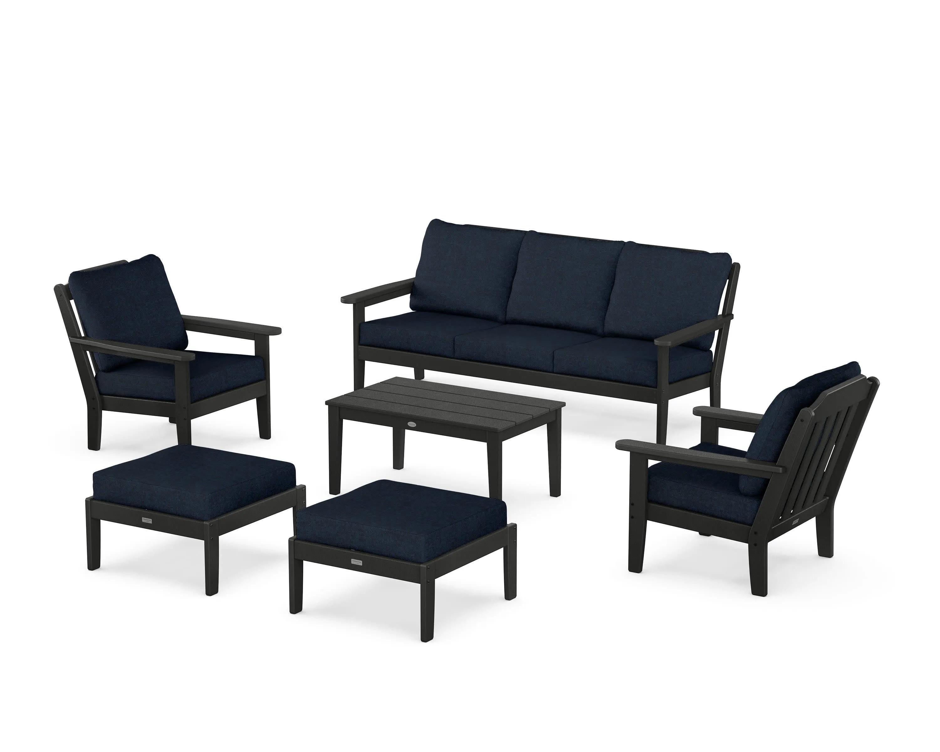 Cottage 6-Piece Lounge Sofa Set