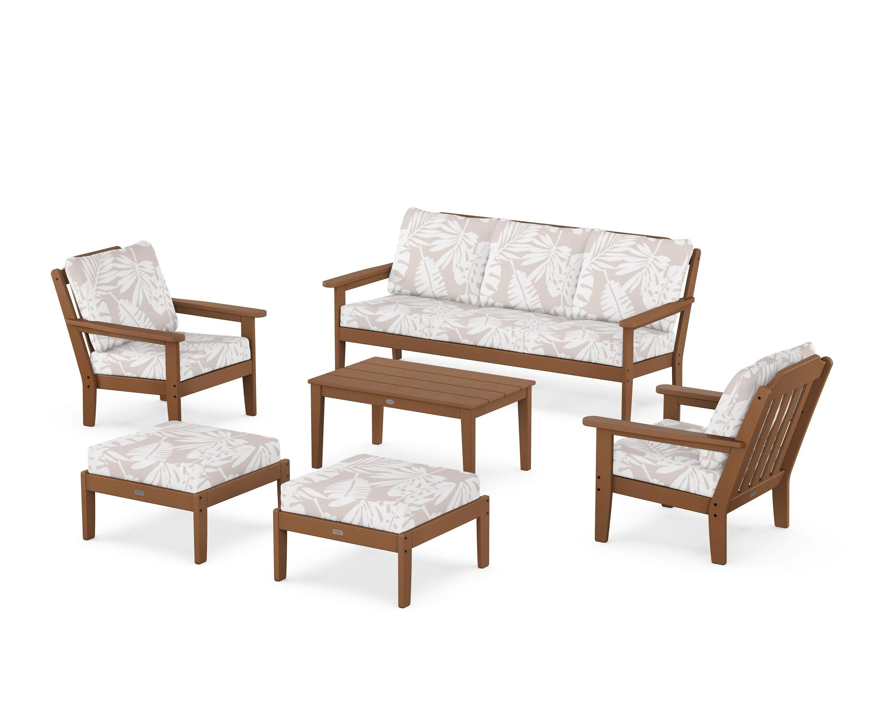 Cottage 6-Piece Lounge Sofa Set