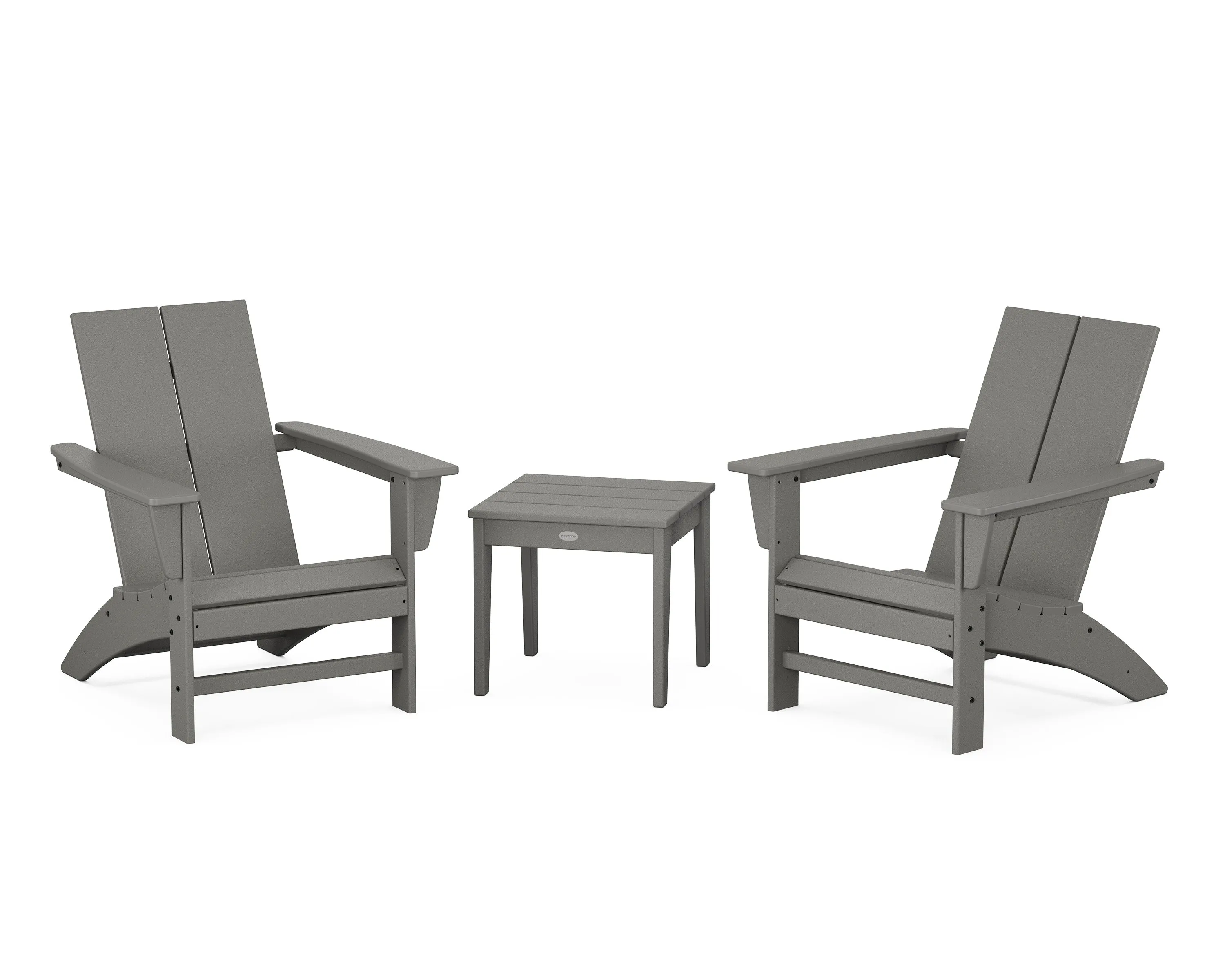 Cottage Modern Adirondack Chair 3-Piece Setoutdoor patio dining furniture set