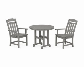Cottage 3-Piece Farmhouse Dining Setoutdoor patio furniture set