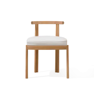 Cove Teak Armless Dining Chairoutdoor dining chair with armrests
