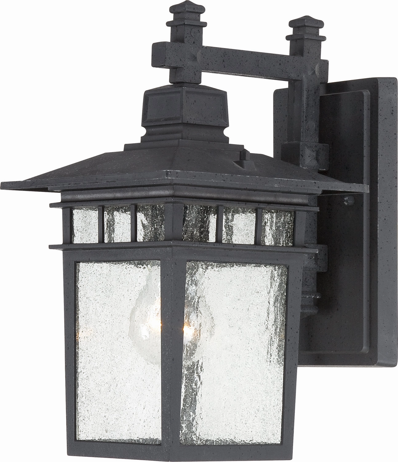 Cove Neck One Light Wall Lantern Textured BlackOutdoor wall sconces with motion sensor