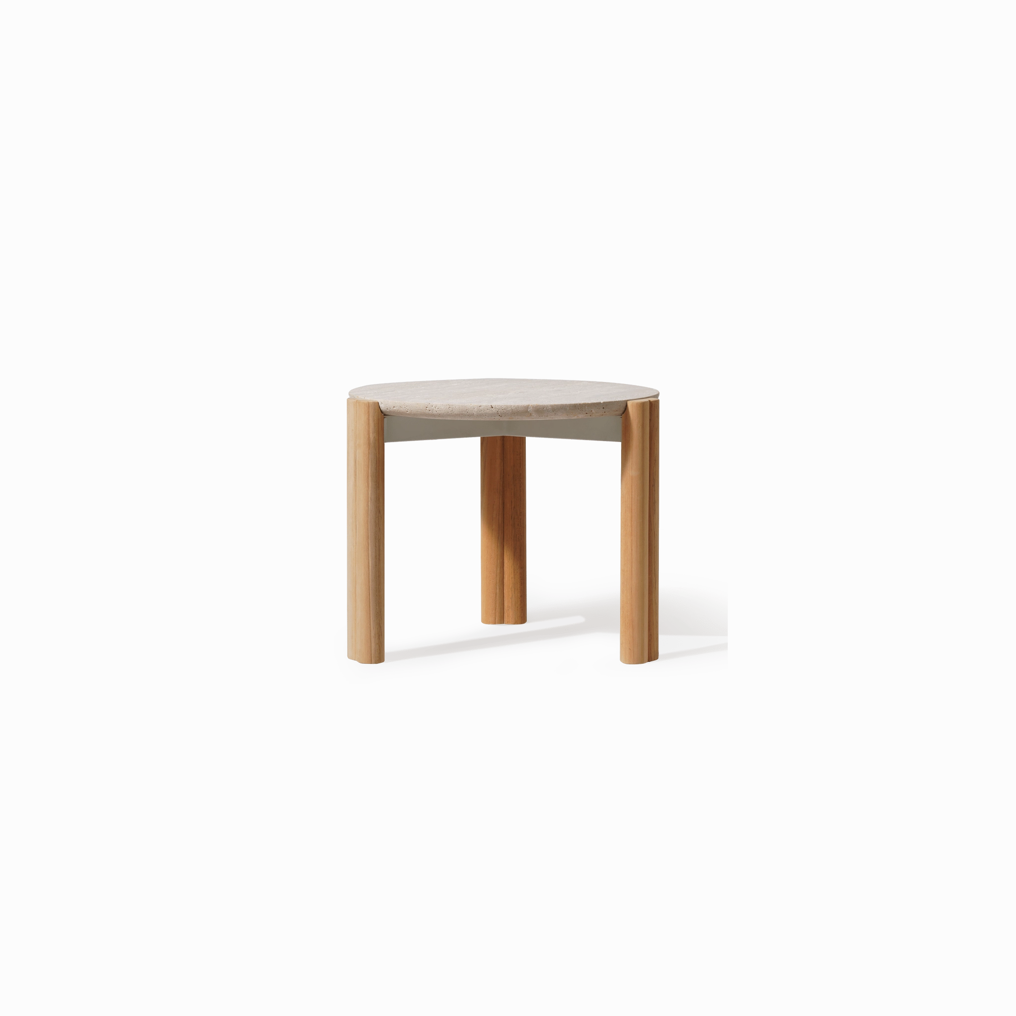 Cove Teak Round Side Table
