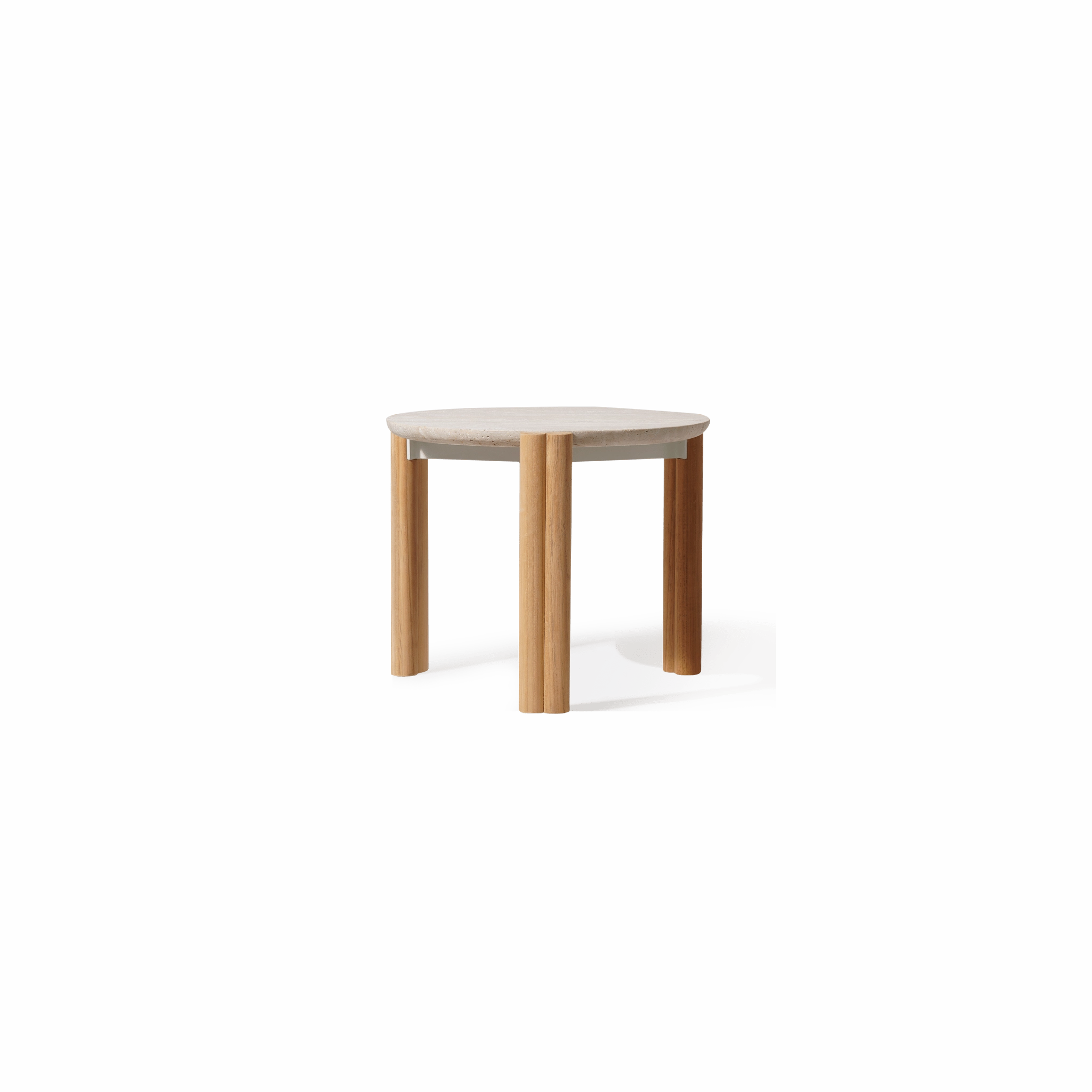 Cove Teak Round Side Tableoutdoor side table for patio furniture
