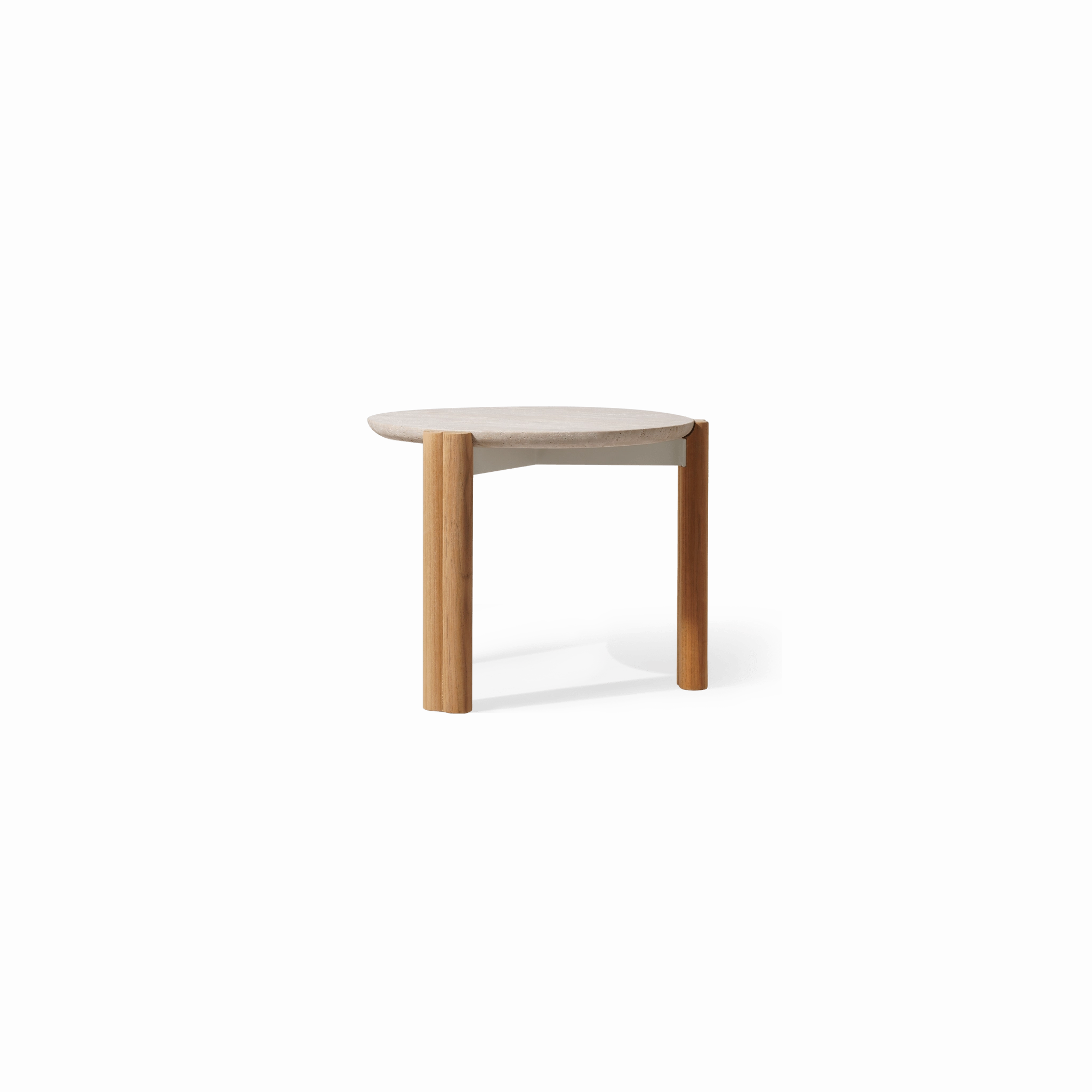 Cove Teak Round Side Table