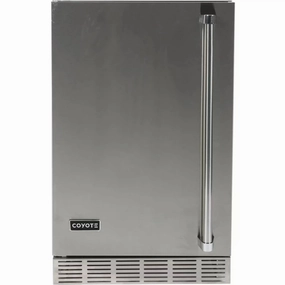 Coyote 21-inch Outdoor Refrigerator With Left Hinge CBIR-L outdoor beverage cooler with wheels