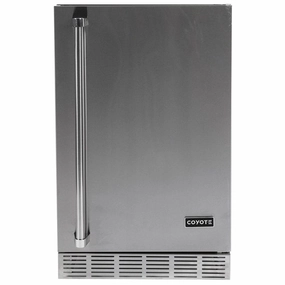 Coyote 21-inch Outdoor Refrigerator With Right Hinge CBIR-R outdoor beverage cooler with wheels