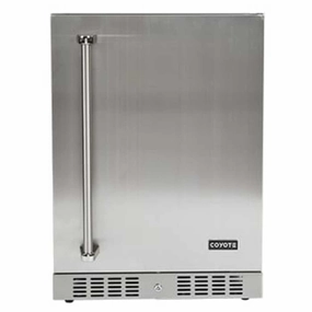 Coyote 24-inch Built-in Refrigerator With Right Hinge C1BIR24-R outdoor beverage cooler with wheels