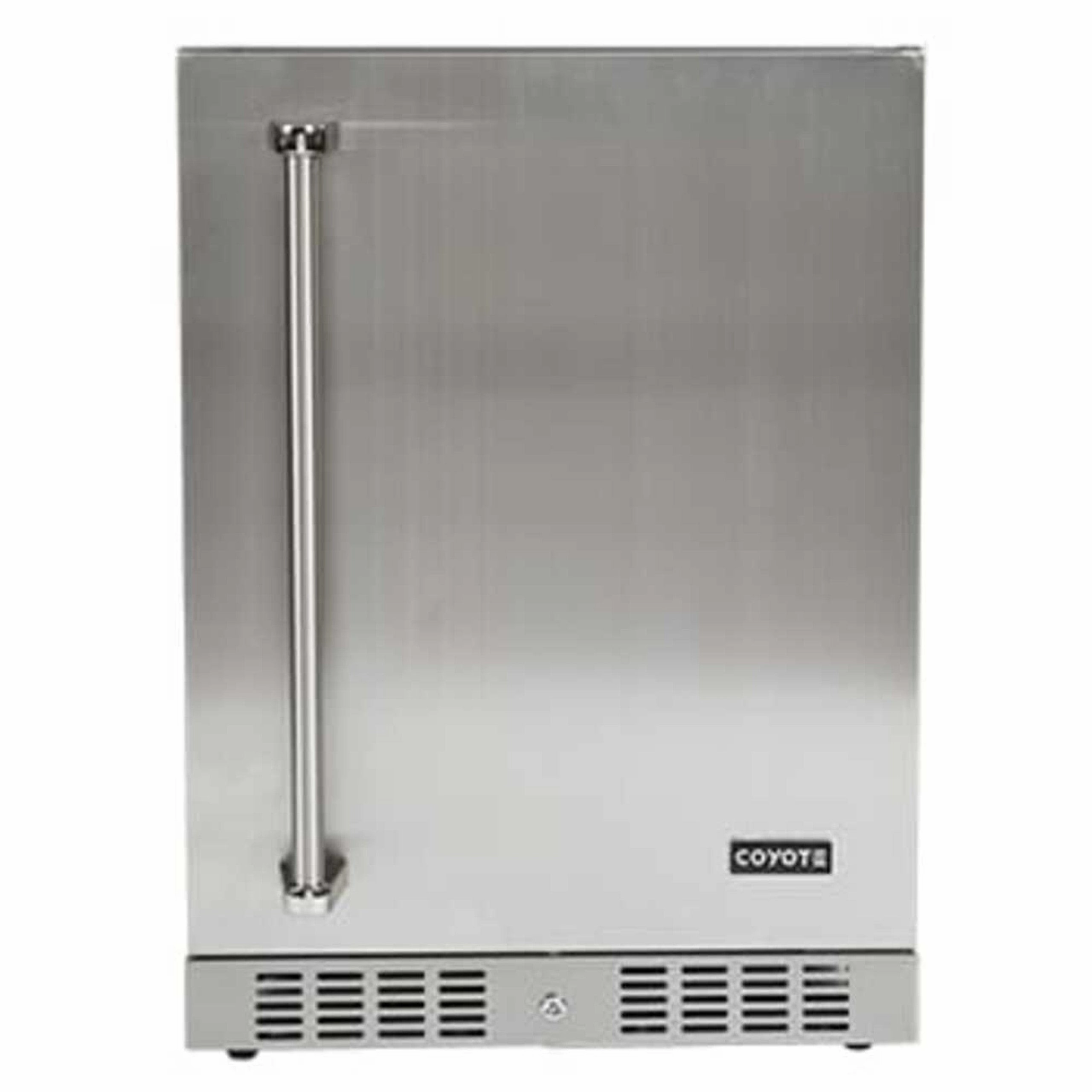Coyote 24-inch Built-in Refrigerator With Right Hinge C1BIR24-R outdoor beverage cooler with wheels