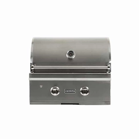 Coyote 28-inch Grill with Infinity Burners Natural Gas C1C28NG compact BBQ grill for small spaces