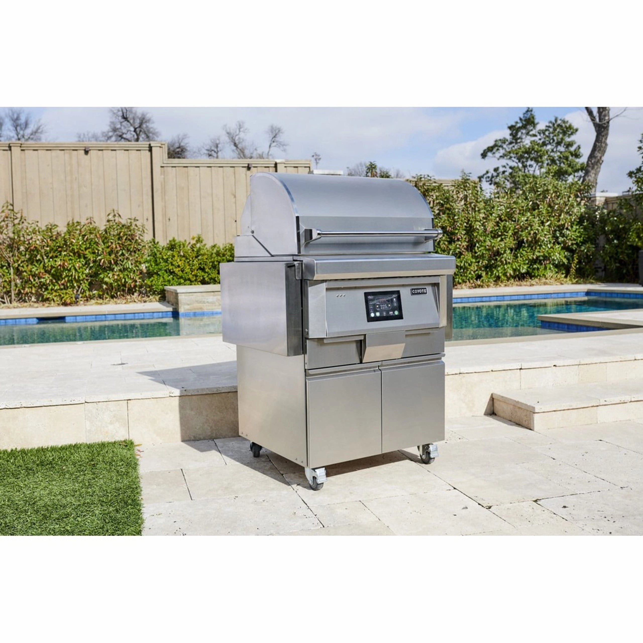 Coyote 36-inch Freestanding Stainless Steel Pellet Grill C1P36-FS