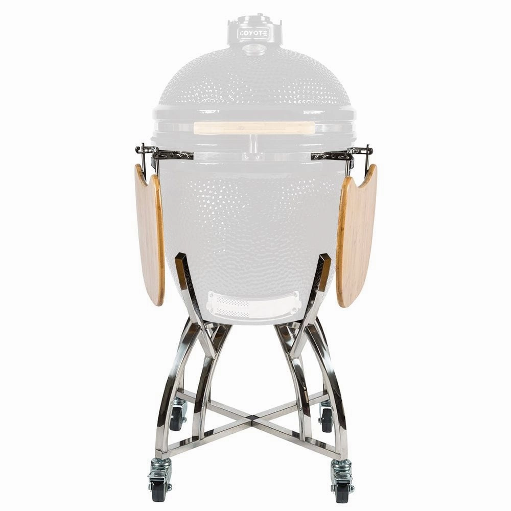 Coyote Asado Smoker Stand with Side Shelves C1CHCS-CT