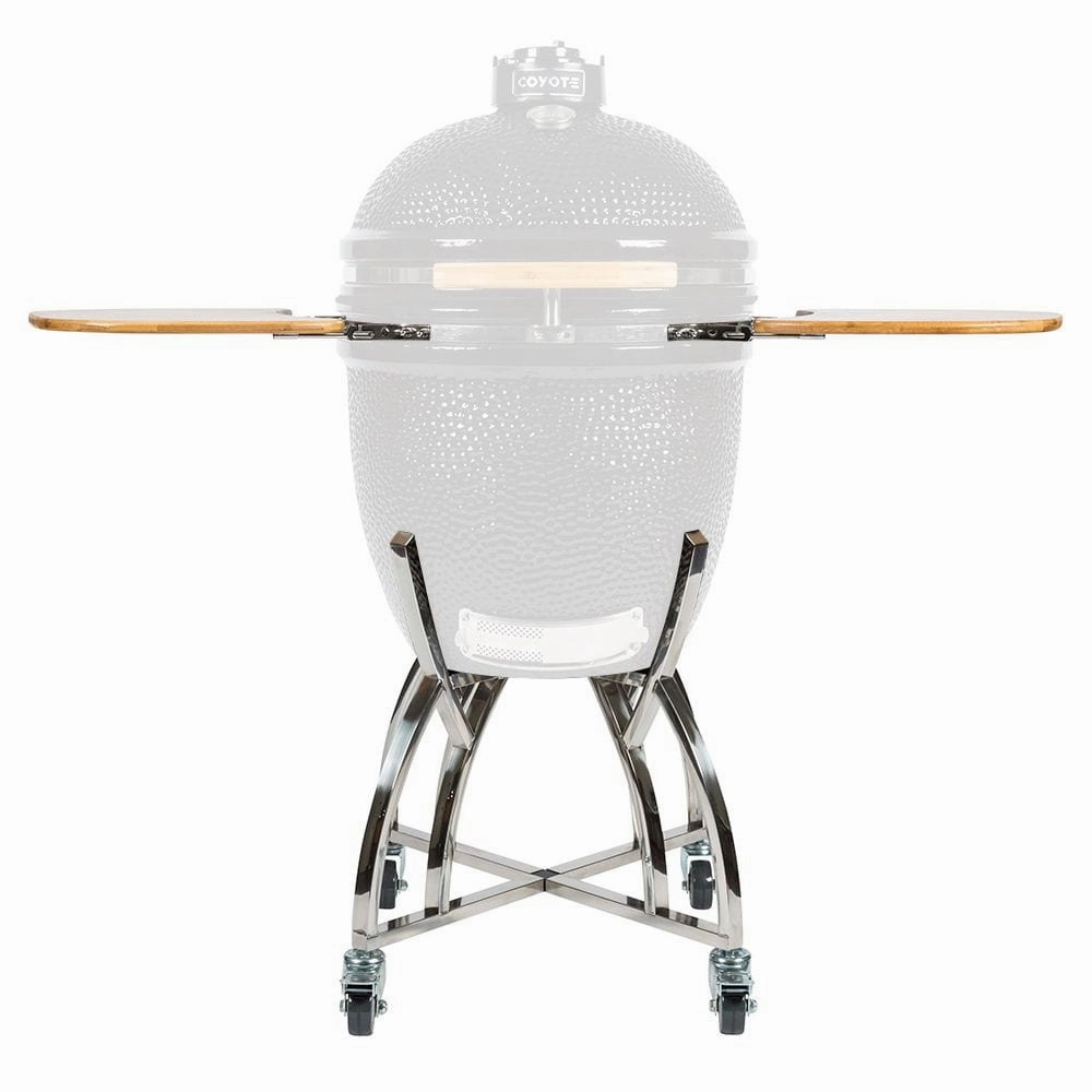 Coyote Asado Smoker Stand with Side Shelves C1CHCS-CT