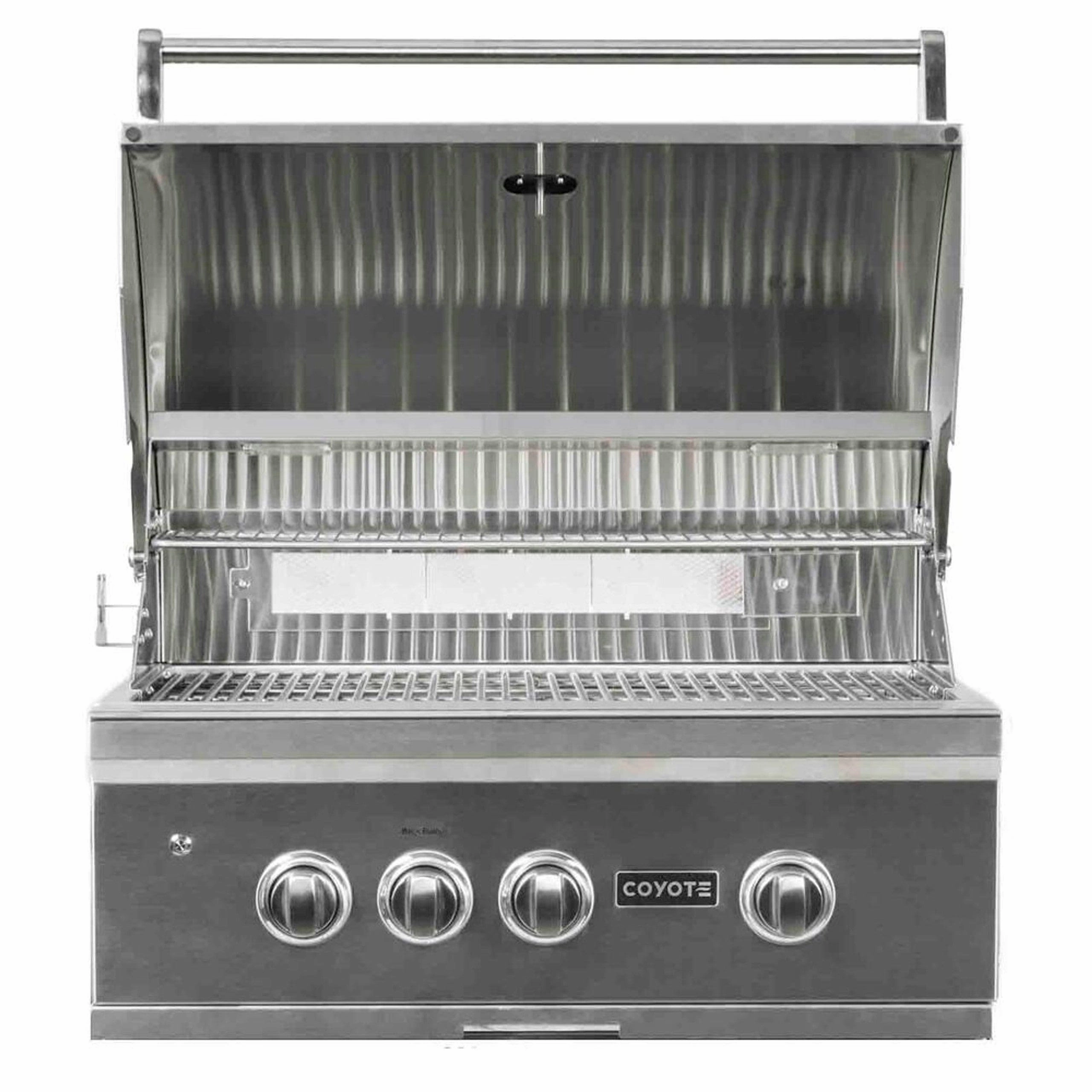 Coyote S-Series 30-inch Built-In Rapid Sear Natural Gas Grill C2SL30NG