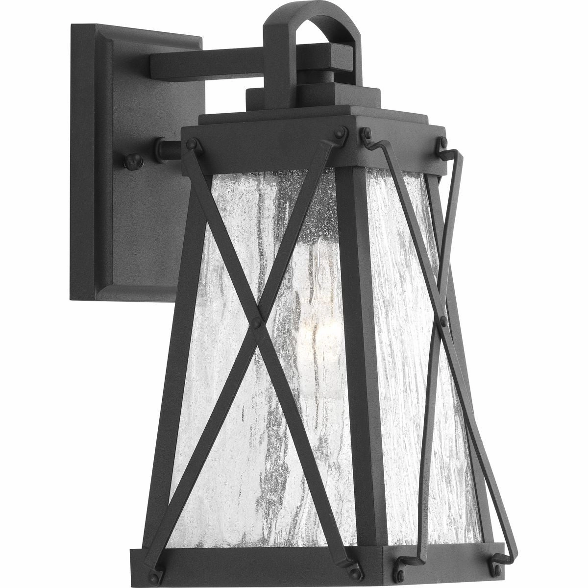 Creighton One Light Wall Lantern Black