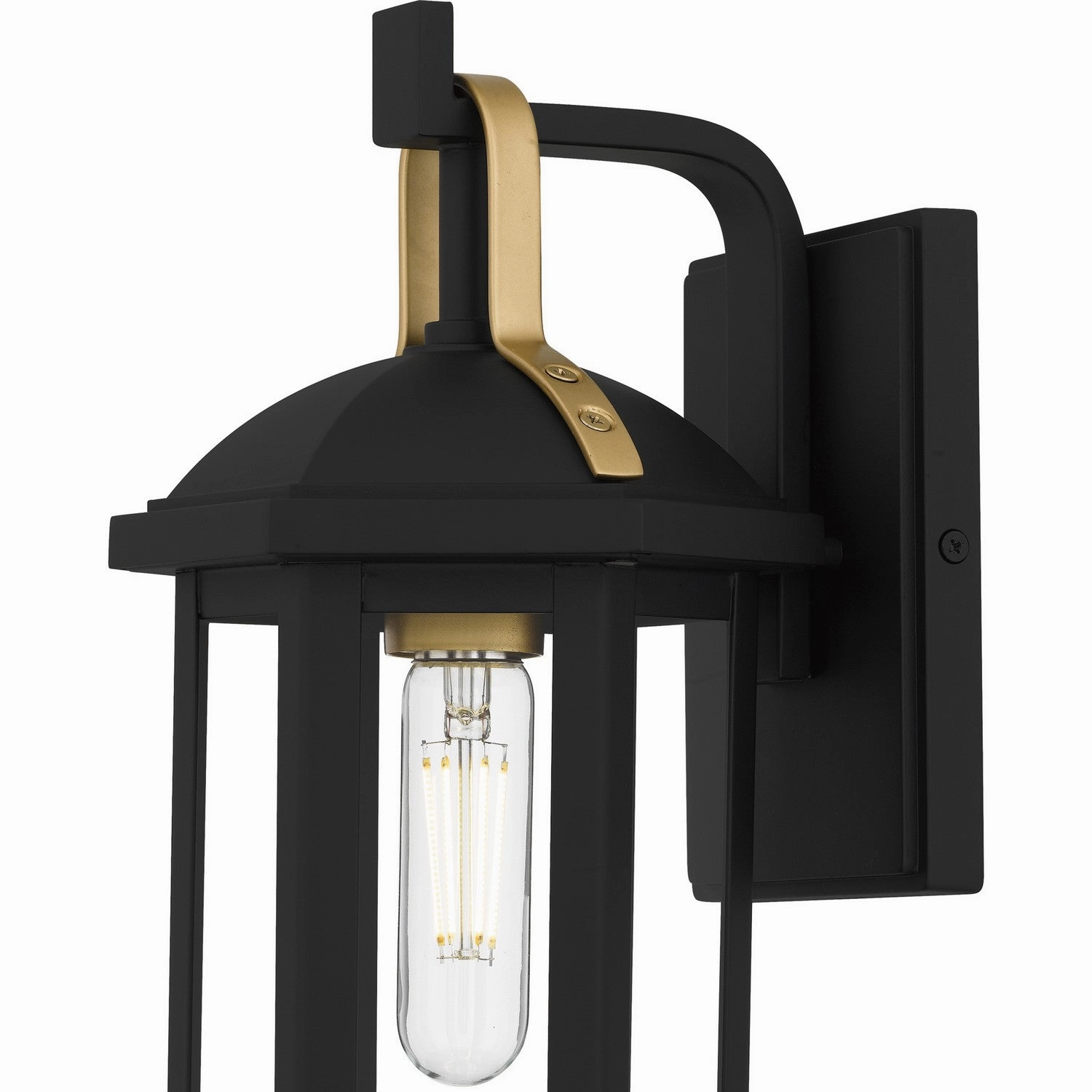Crestfield One Light Outdoor Wall Lantern Matte Black