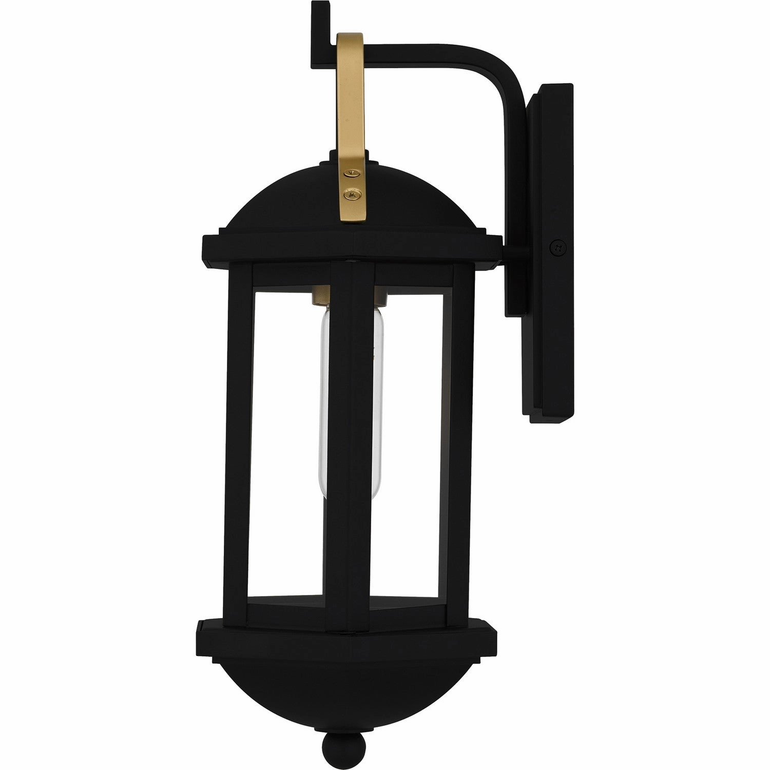 Crestfield One Light Outdoor Wall Lantern Matte Black