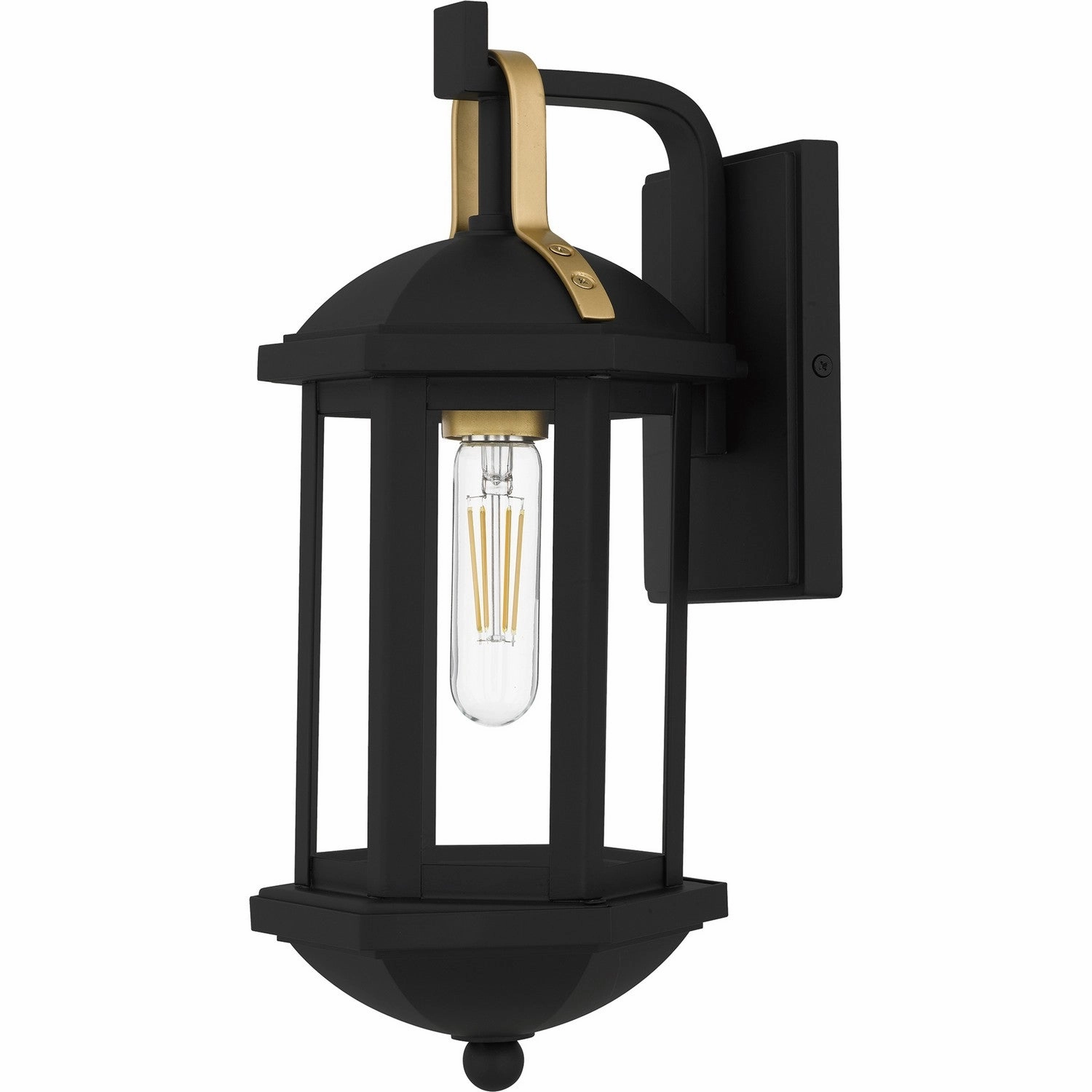 Crestfield One Light Outdoor Wall Lantern Matte Black