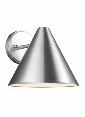 Crittenden One Light Outdoor Wall Lantern Satin AluminumOutdoor wall sconces with motion sensor