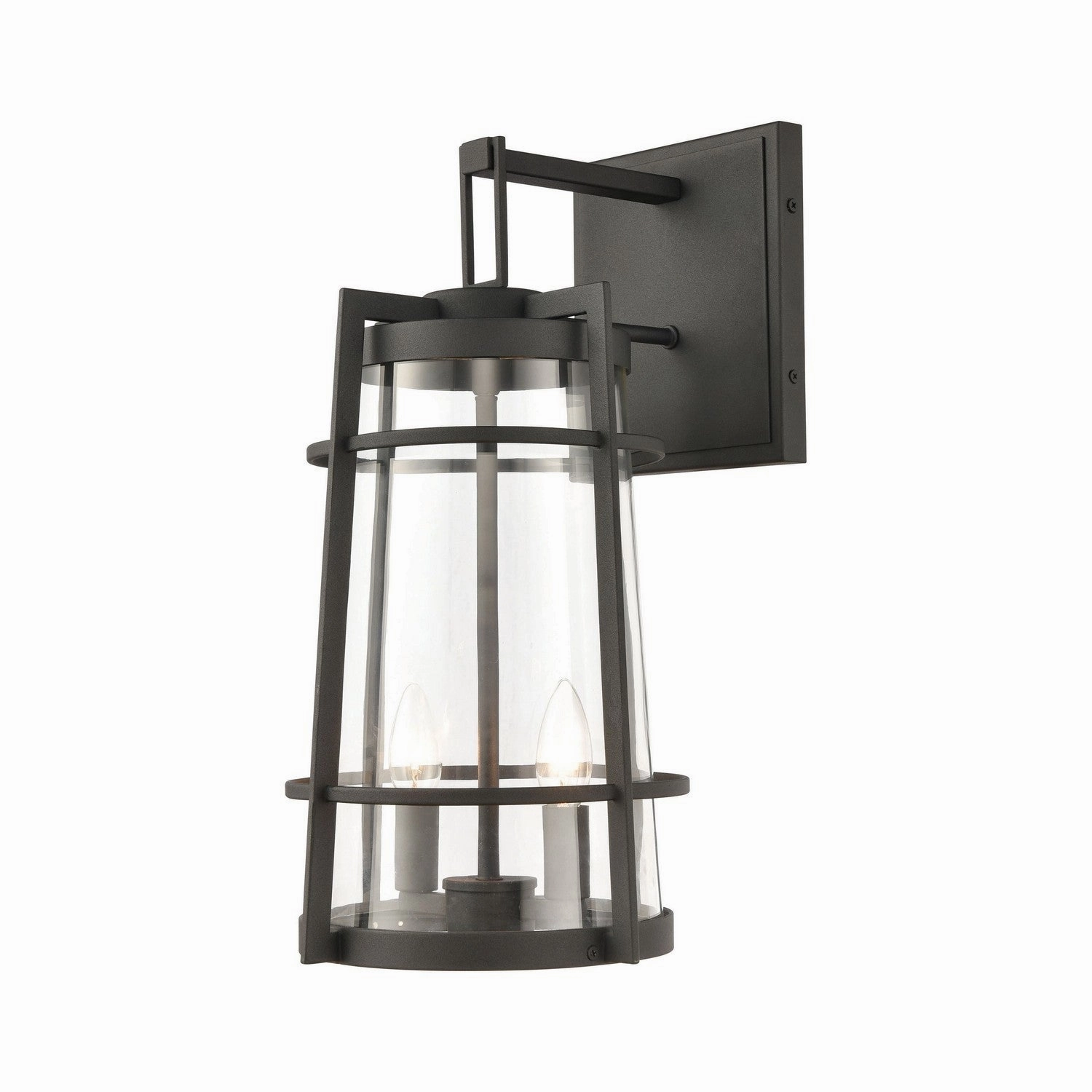 Crofton Two Light Wall Sconce CharcoalOutdoor wall sconces with motion sensor