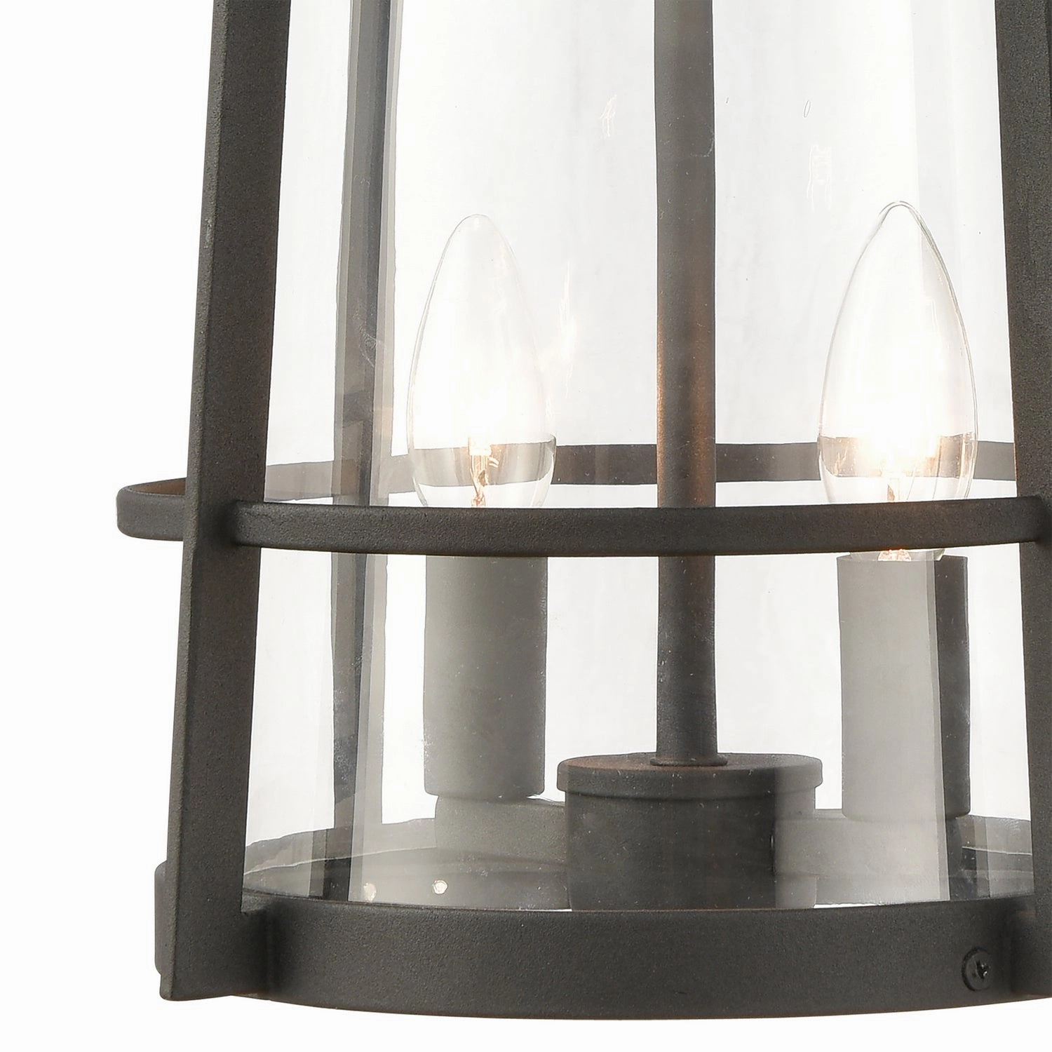 Crofton Two Light Wall Sconce Charcoal