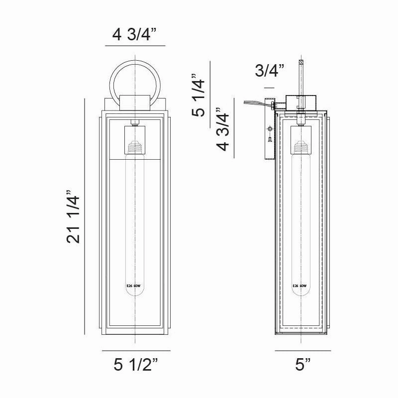 Crosby 1-Light Outdoor Wall Light