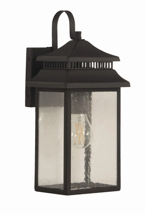 Crossbend One Light Outdoor Wall Mount Dark Bronze GildedOutdoor wall sconces with motion sensor