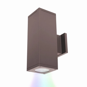Cube Arch LED Wall Light BronzeOutdoor wall sconces with motion sensor