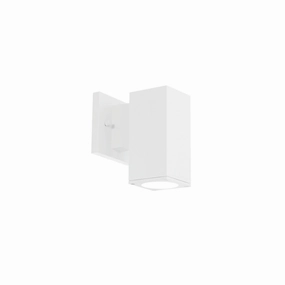 Cubix LED Wall Sconce WhiteOutdoor wall sconces with motion sensor