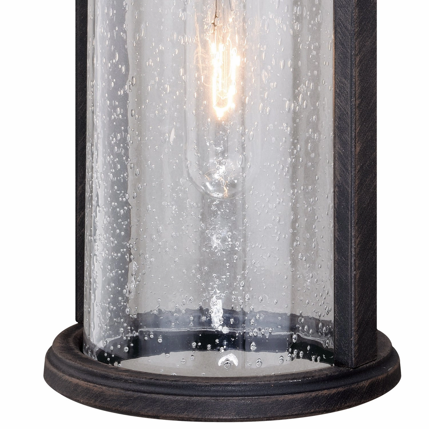 Cumberland One Light Motion Sensor Outdoor Wall Light Rust Iron