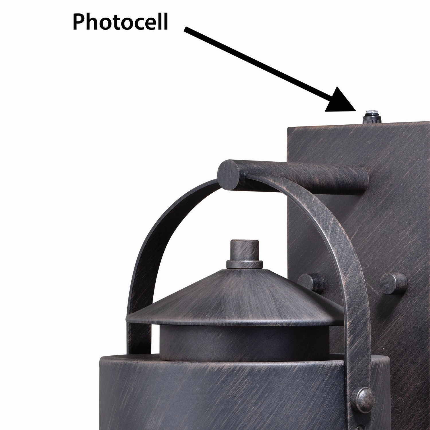 Cumberland One Light Outdoor Wall Mount Rust Iron